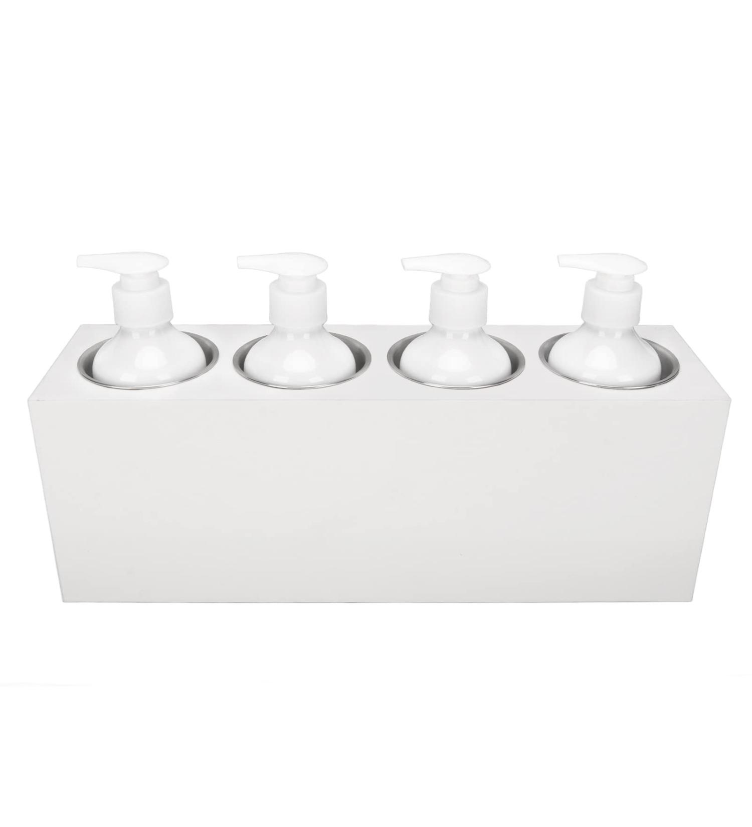 Premium Massage Oiler - 4 Bottles 9 Temp Settings Auto Shutdown Intelligent Cream Heater for salons | Rapid Lotion Warmer 110-250V - Buy Online on GoSupps.com