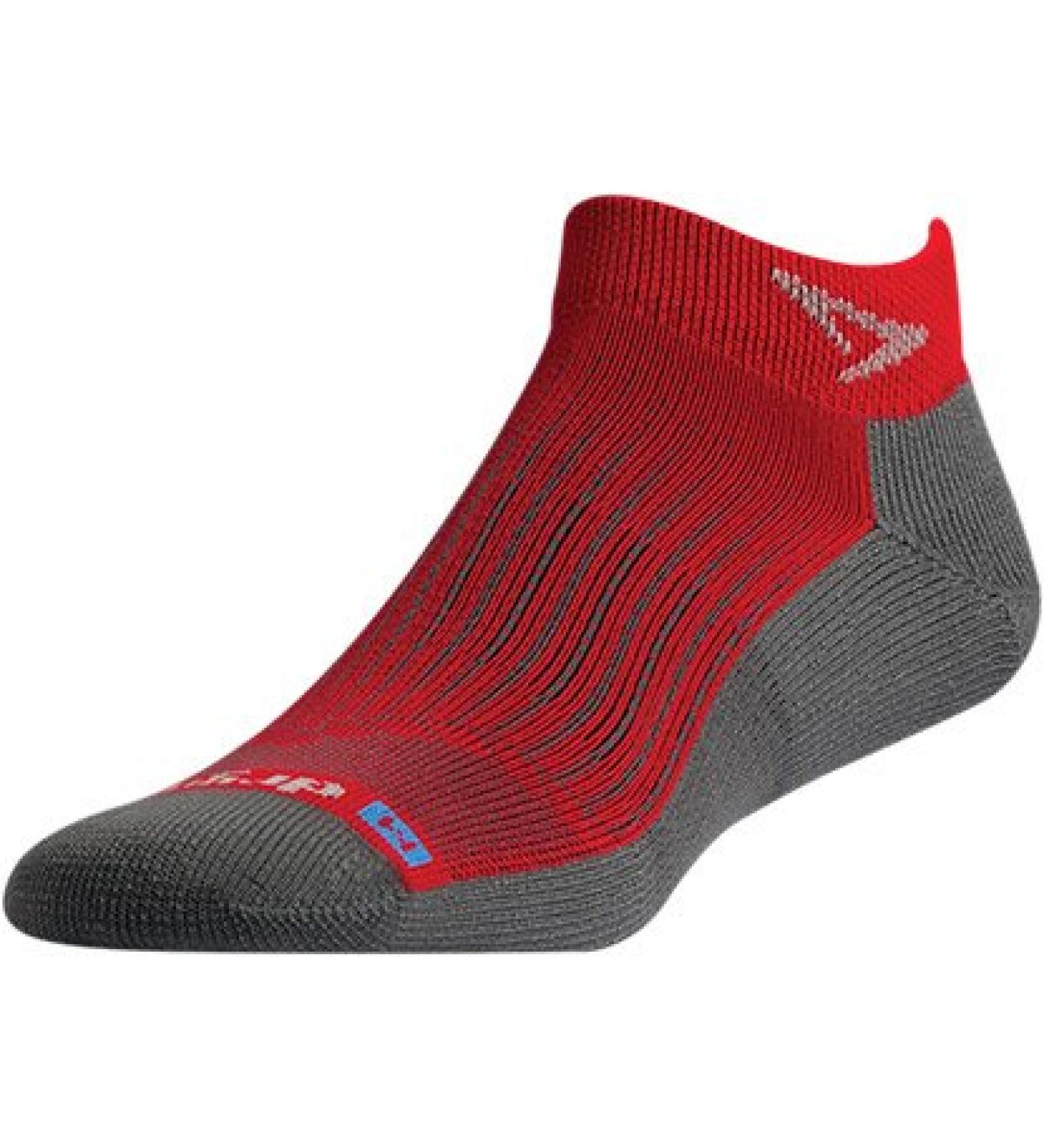 Drymax Sport Unisex Running Mini Crew 3-Pair Pack Small Torrid Red/Anthracite