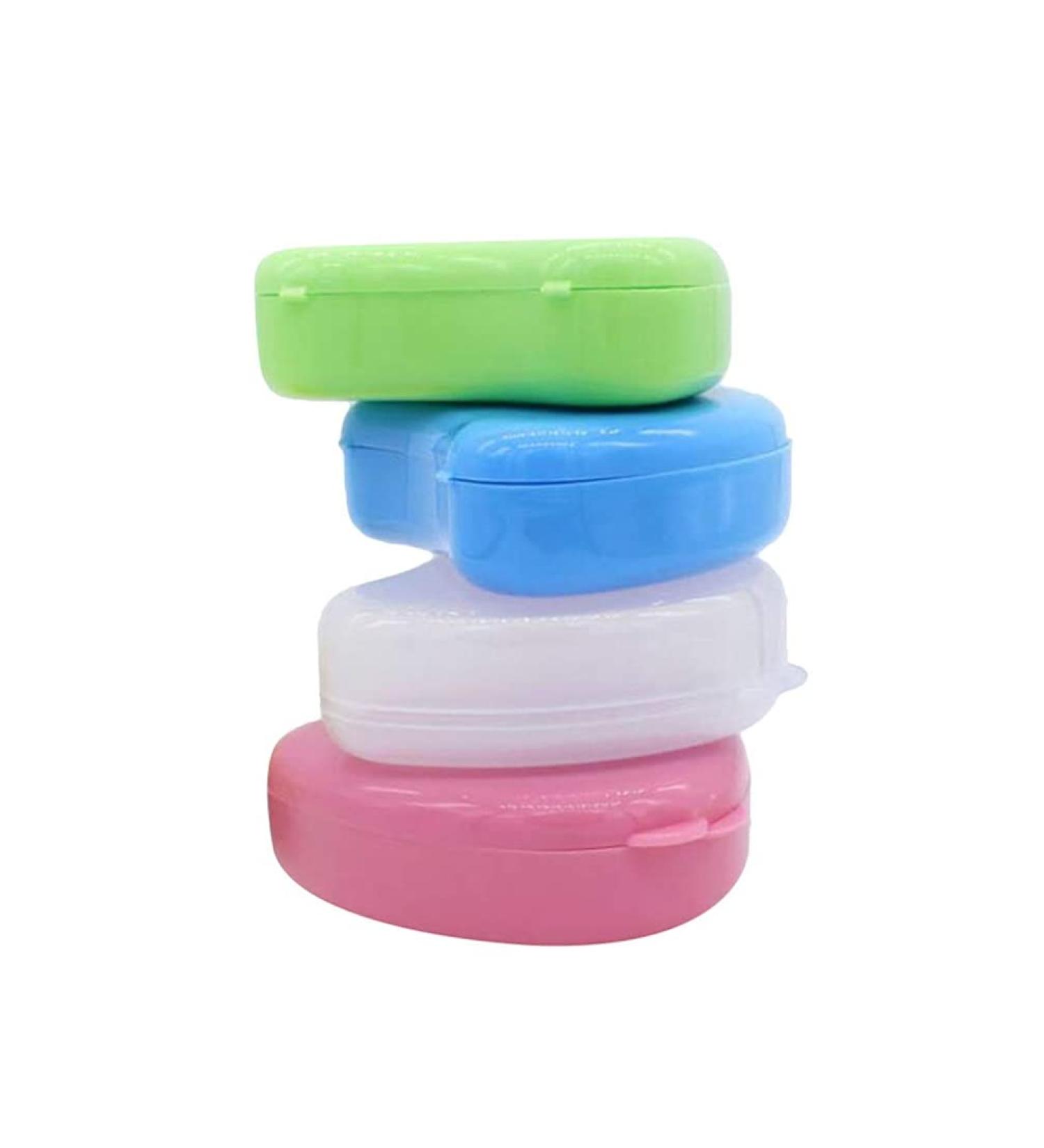 Buy FARUTA 4x Denture Bath Box with Ventilation Holes | Storage for False Teeth | Perfect for Travel | Random Color Options Available - Buy Online on GoSupps.com
