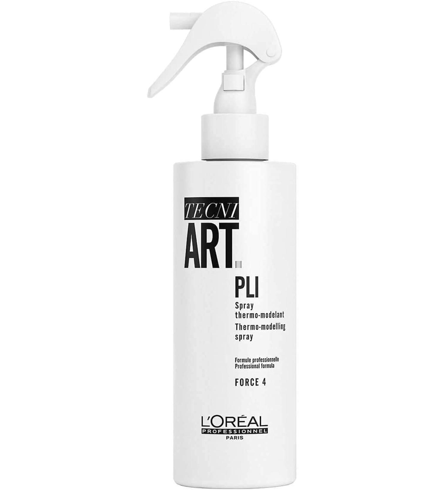 L'Or al Professionnel TECNI.ART Pli Heat Activated Styling Spray For Long-lasting Body and Bounce 190 ml Aloe 190 ml (Pack of 1) - Buy Online on GoSupps.com