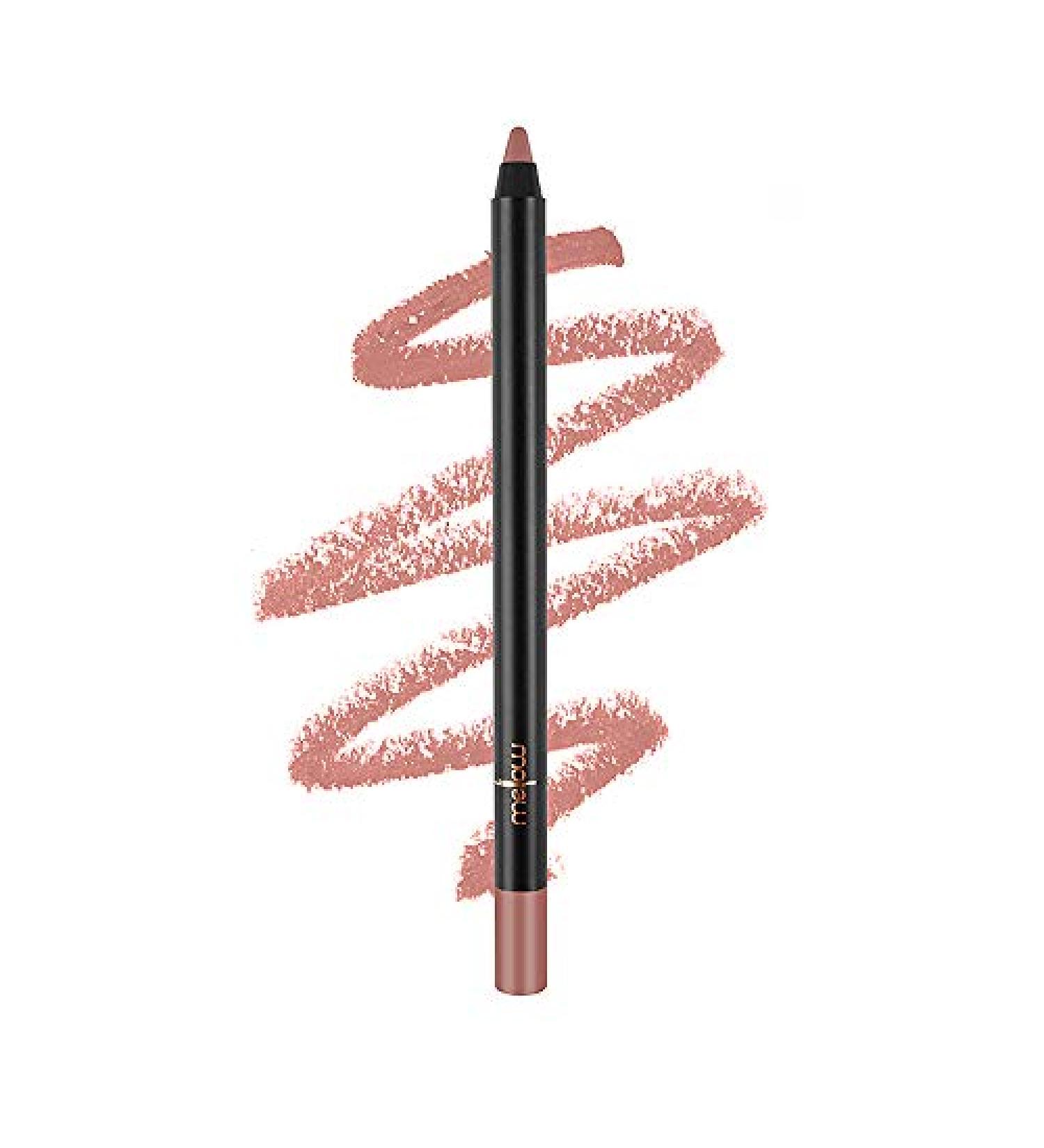 Mellow Cosmetics Organic Vegan Gel Lip Pencil - Matte Rose Liner - Long-Lasting & Paraben-Free - Cruelty-Free Makeup - Buy Online on GoSupps.com