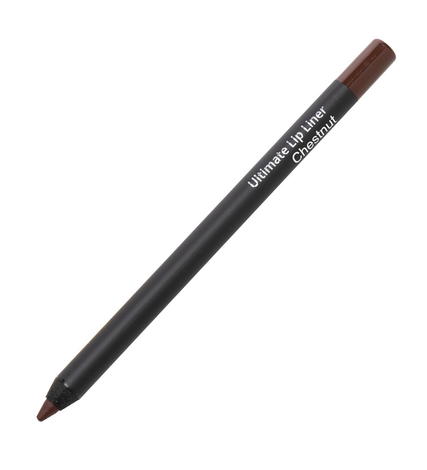 Kandi Koated Edge Lip Liner Pencil Chestnut | Paraben-Free & Cruelty-Free | Vitamin E & C | Rich Dark Brown for Flawless Beauty & Makeup - Buy Online on GoSupps.com