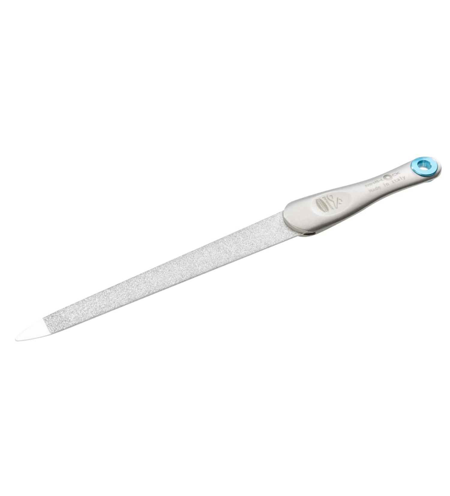 REMOS Sapphire Nail File with Ergonomic Stainless Steel Handle - Blue | Premium Quality for Perfect Nails - Buy Online on GoSupps.com