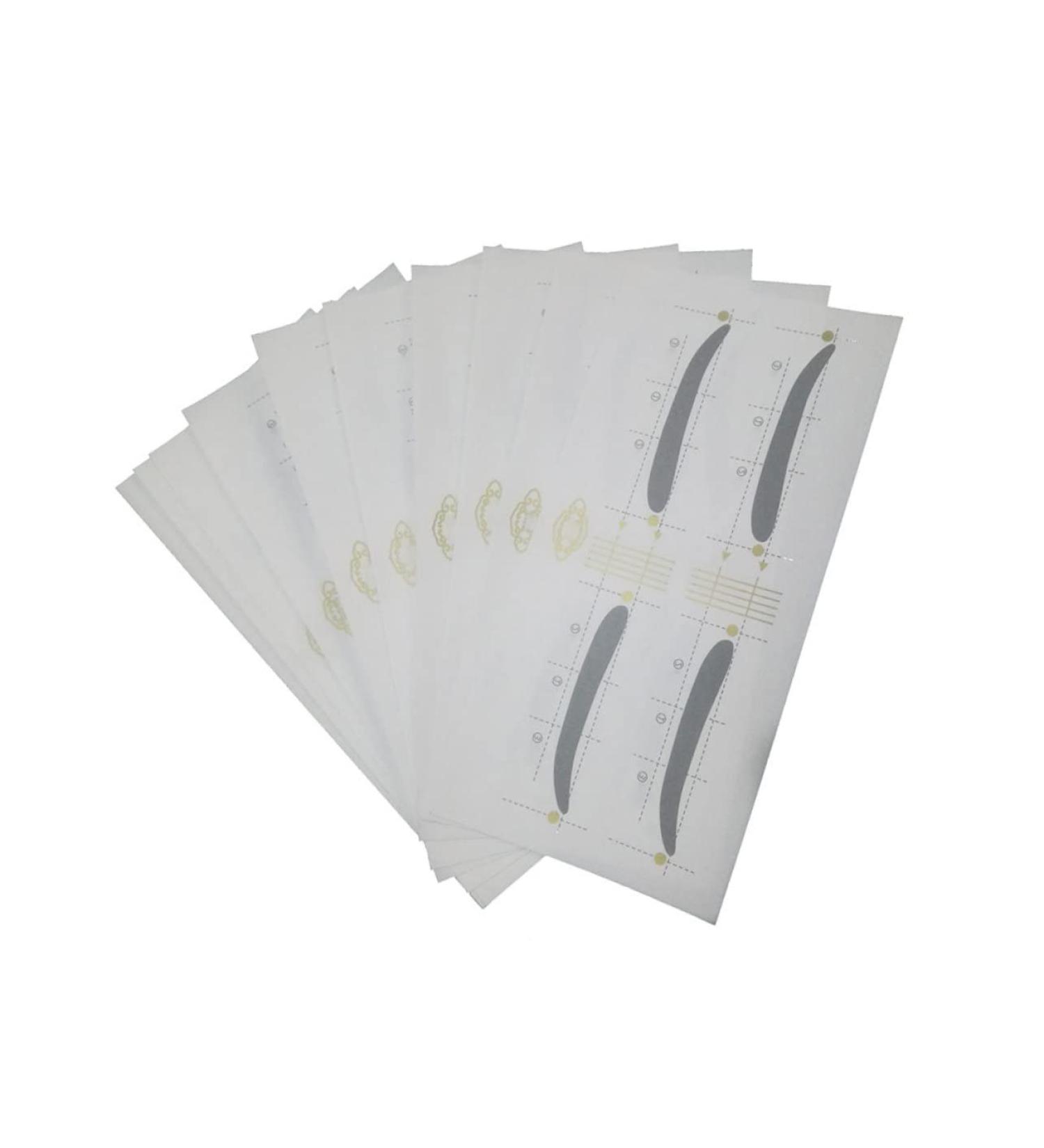 Didiseaon 12pcs 48 Eyebrow Template Stickers Eyebrow Grooming Stencils Eyebrow Sticker Eyebrow Card - Buy Online on GoSupps.com