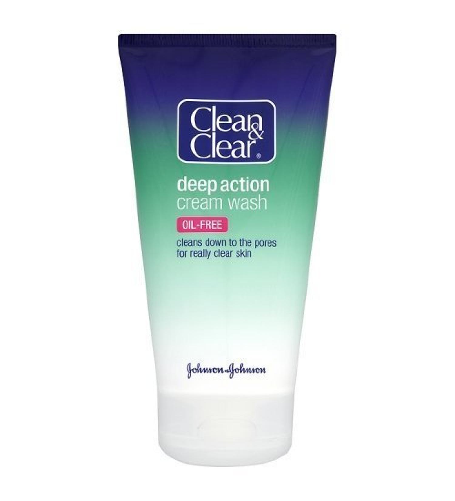 Johnson & Johnson Clean and Clear Action Cleansing Cream 150ml - Pack of 2