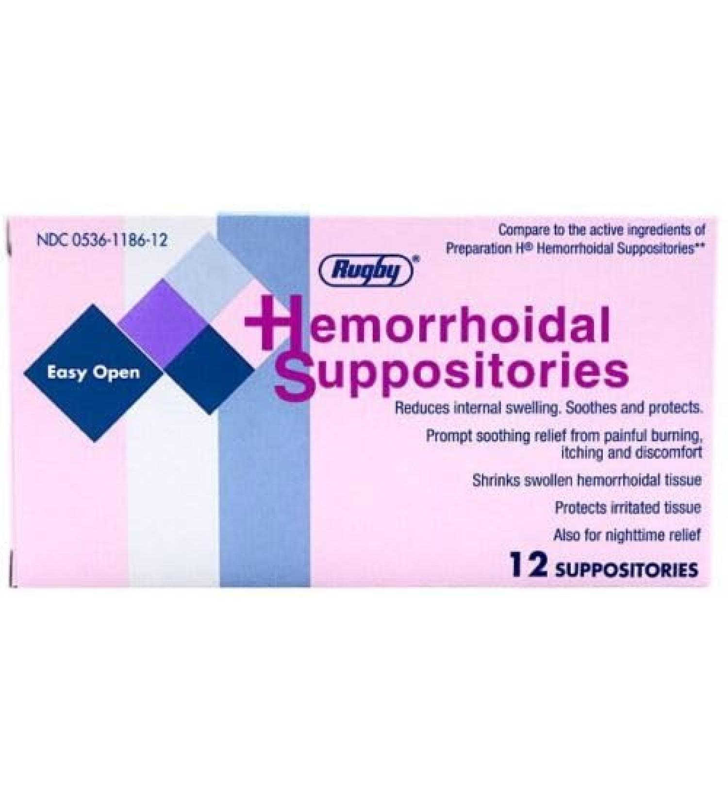 Major Rugby HEMORRHOIDAL Suppositories