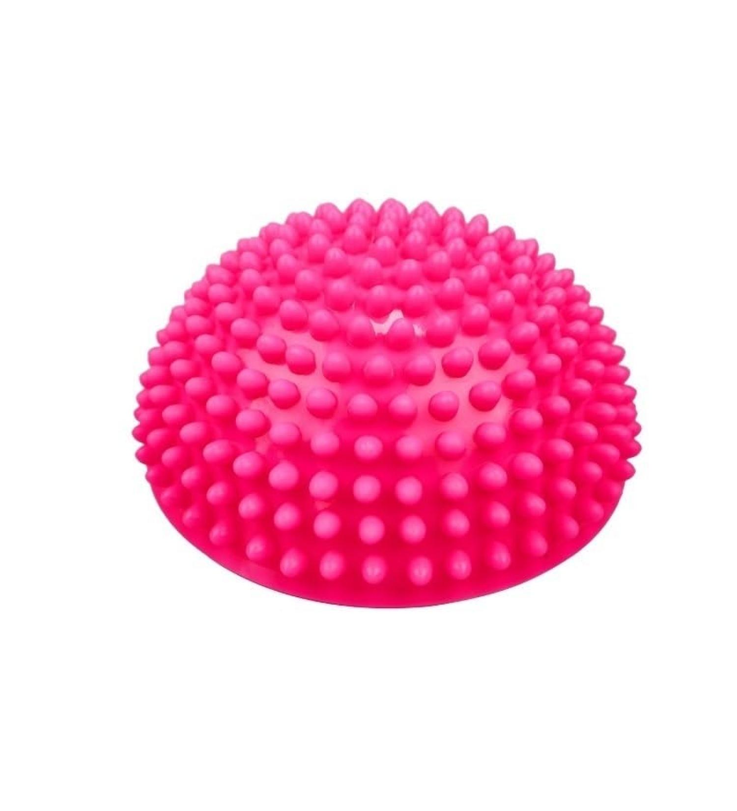 16cm Pink Yoga Ball - PVC Massage Exercise Ball for Pilates & Fitness | Gym Balance & Massage Tool - Buy Online on GoSupps.com