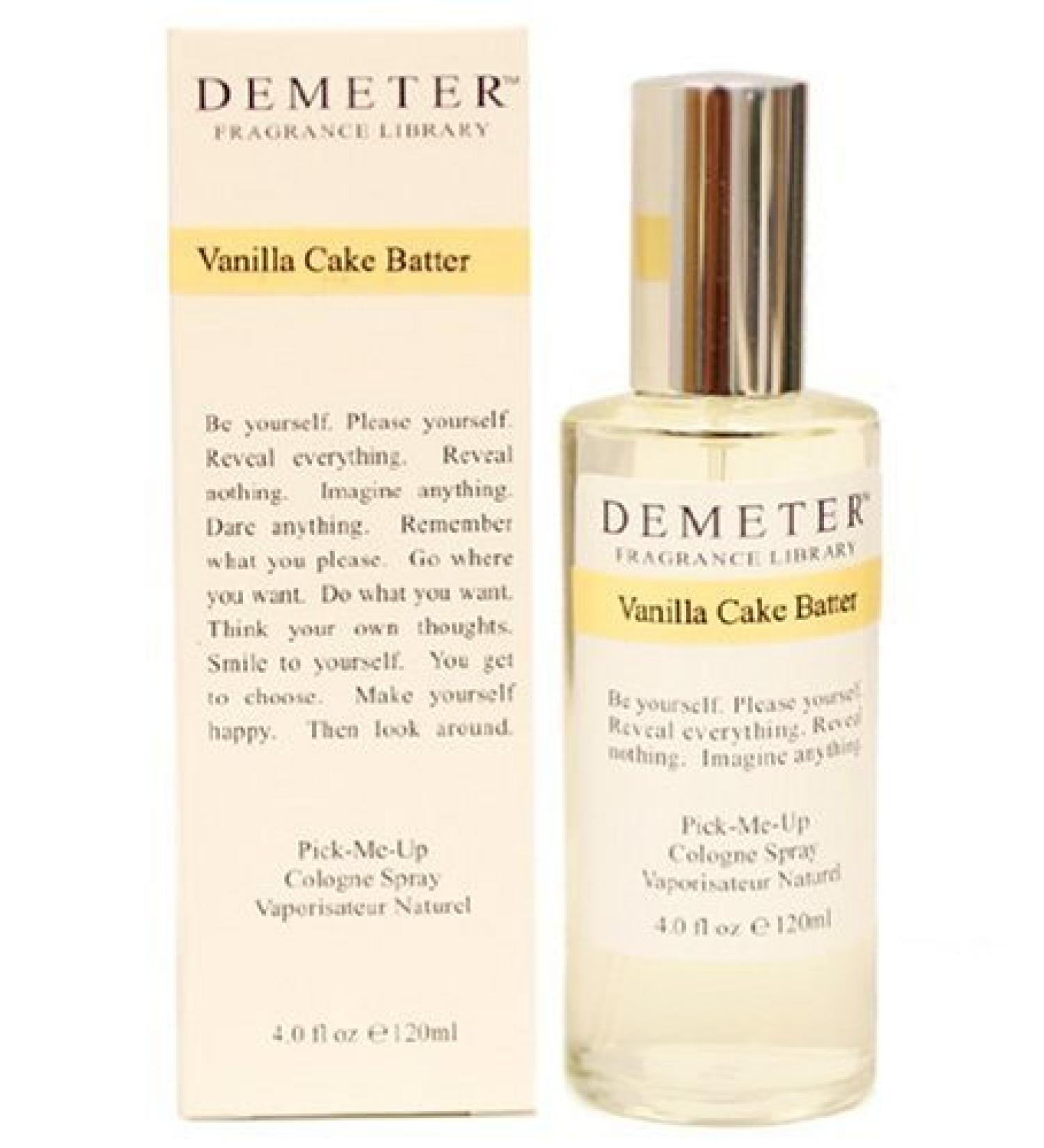 Demeter Vanilla Cake Batter By Demeter For Women. Pick-me Up Cologne Spray 4.0-Ounces