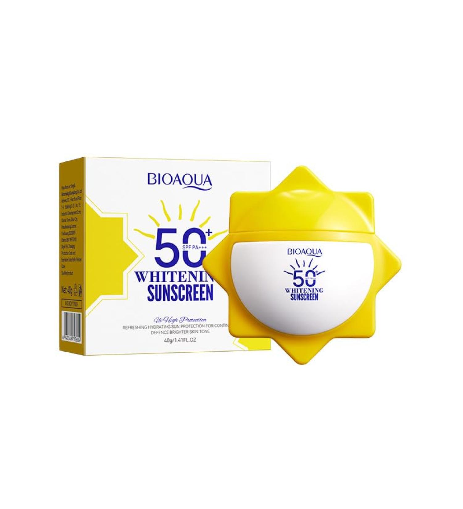 Sun SPF 50+ Protect Skin UV Face Cream SPF 50 UVA & UVB Protection Immediately - Buy Online on GoSupps.com