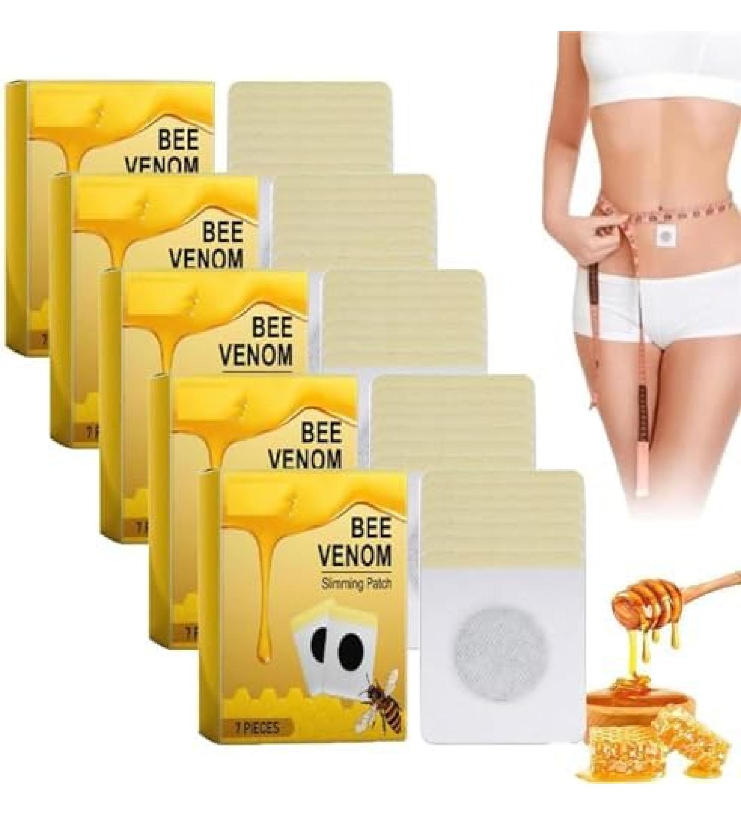 Bee Venom Slimming Patches - Lymphatic Drainage & Body Shaping Solution for Men & Women (5 Boxes) - Buy Online on GoSupps.com