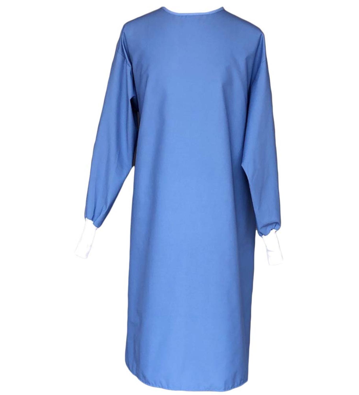 Avery Hill Washable Reusable Level 1 Isolation Gown - Blue - Large (5'2 - 5'11 110 - 200 lbs) - Buy Online on GoSupps.com