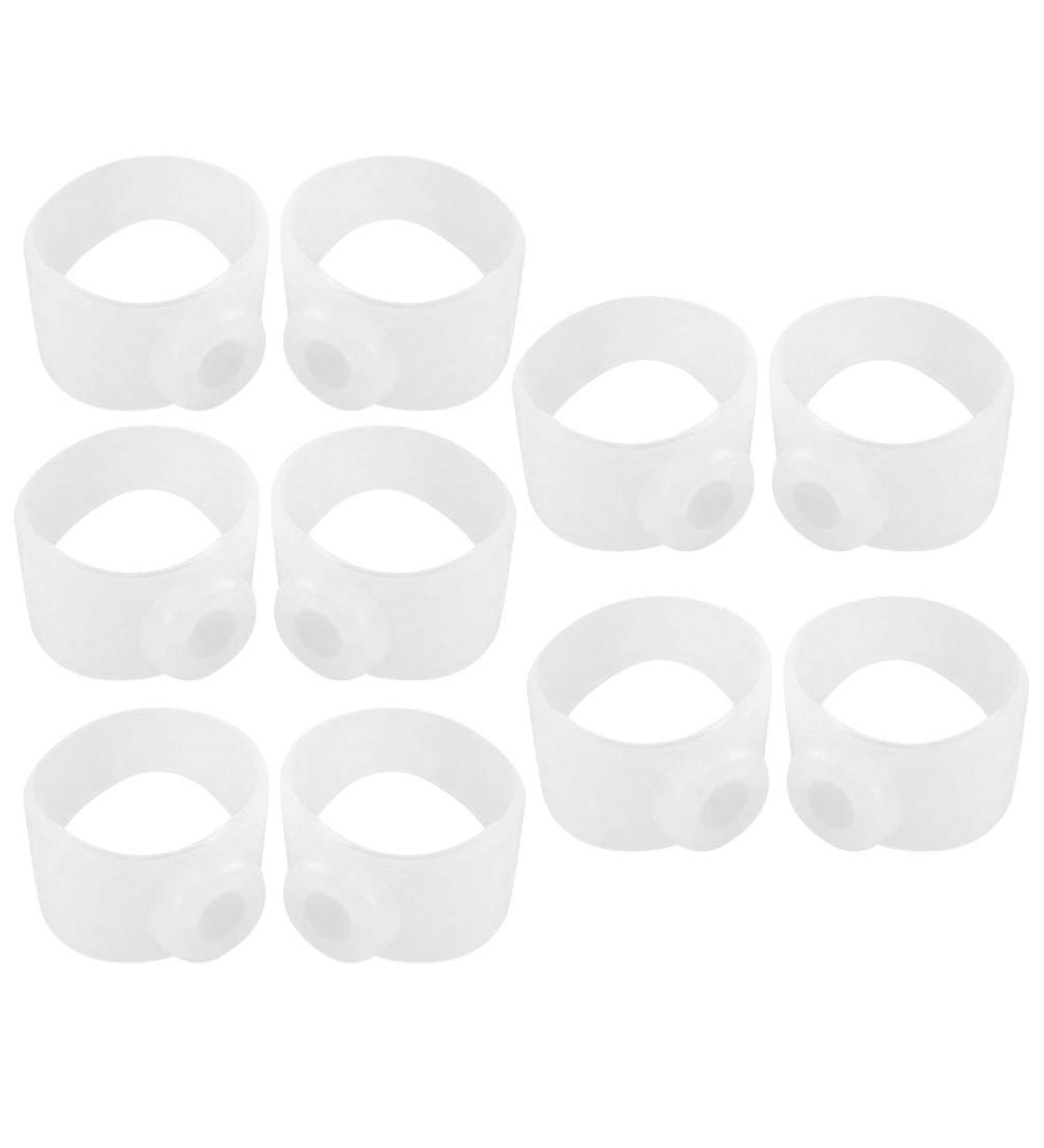 Silicone Toe Rings - 5 Pairs Toe Separator for Hammer Toe Correction PU Magnetic Rings for Overlapping & Bunion Toes - Buy Online on GoSupps.com