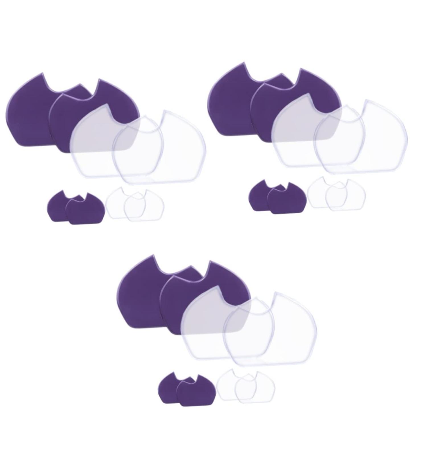 FOMIYES 12 Pairs Half Size High Heel Shoe Inserts for Women - Metatarsal Forefoot Pads Assorted Colors - Pack of 3 (8.5x7cm) - Buy Online on GoSupps.com