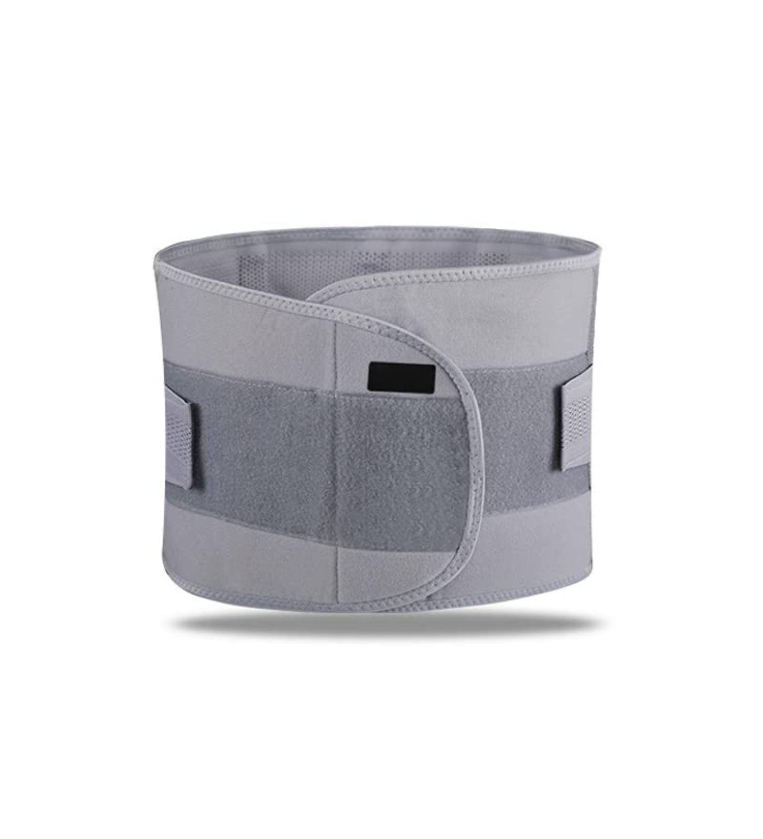 ZJchao Adjustable Back Support Belt for Lower Back - Breathable & Comfortable Compression Brace for Men - Grey - Buy Online on GoSupps.com