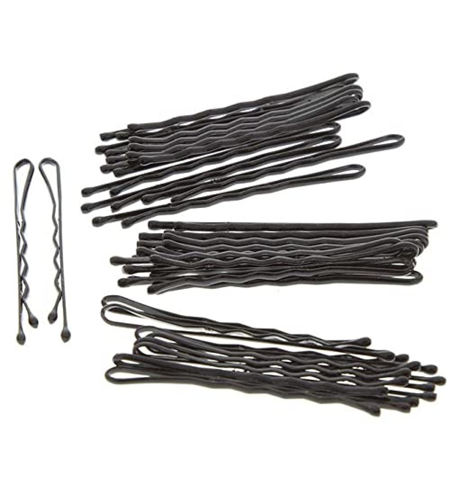 Hair clips wavy with round corners Hair clips (with waves) 5 cm 30 pieces