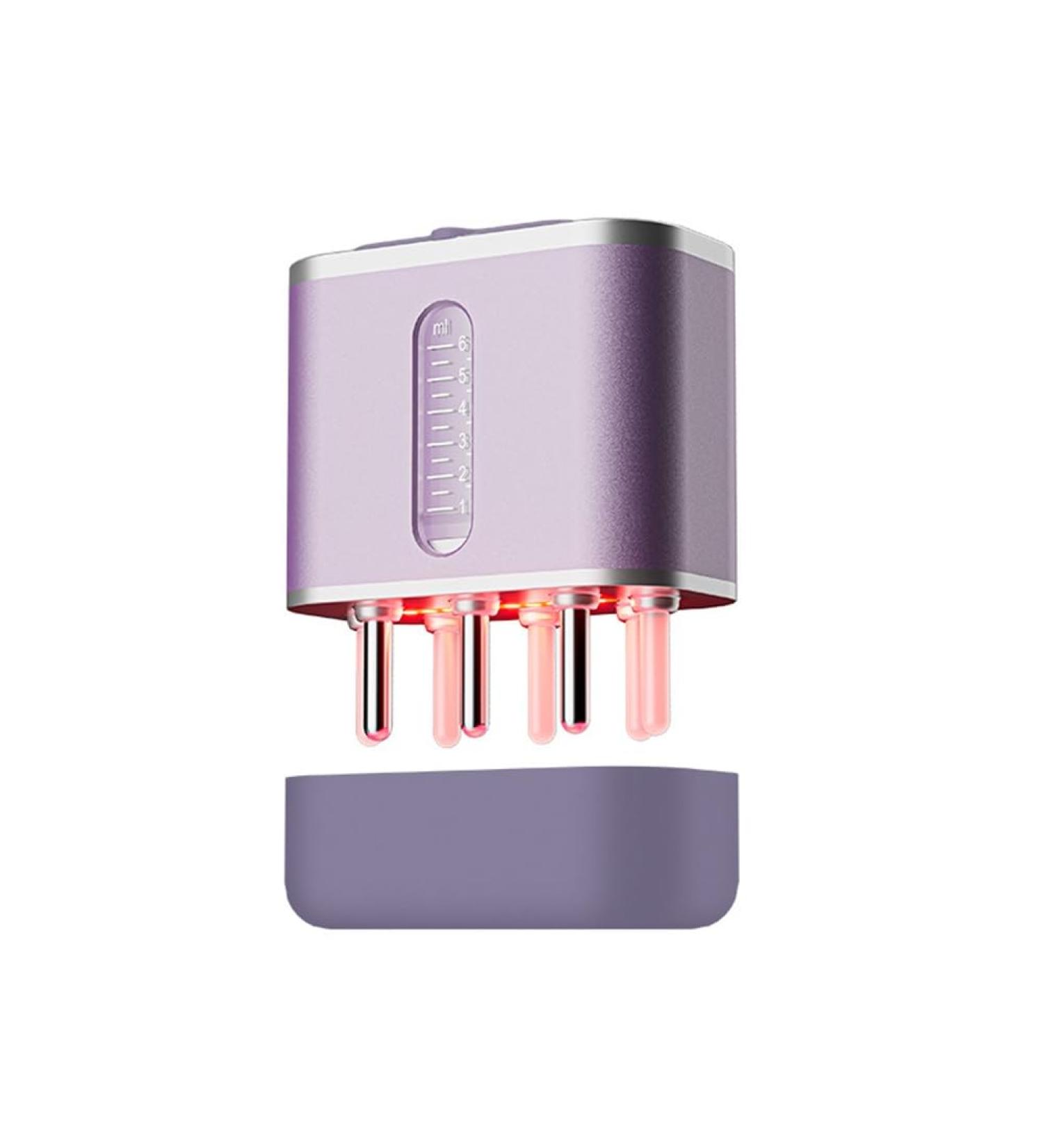 Wdesrgt Electric Hair Oil Applicator Brush - Purple Hair Growth Treatment & Massage Tool for Essential Oils - Buy Online on GoSupps.com