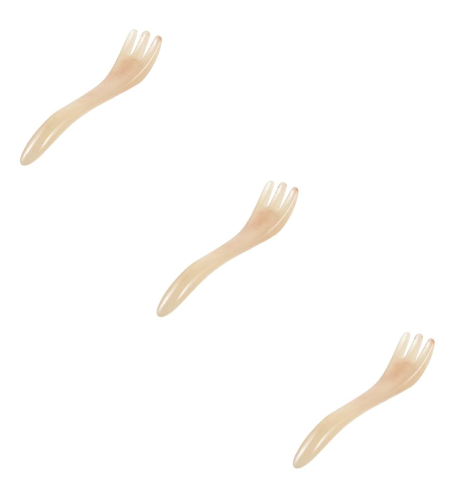 Gatuida 3-Piece Meridian Massage Comb Set | Antistatic Hair & Facial Tools for Muscle Relaxation & Head Massage - Buy Online on GoSupps.com