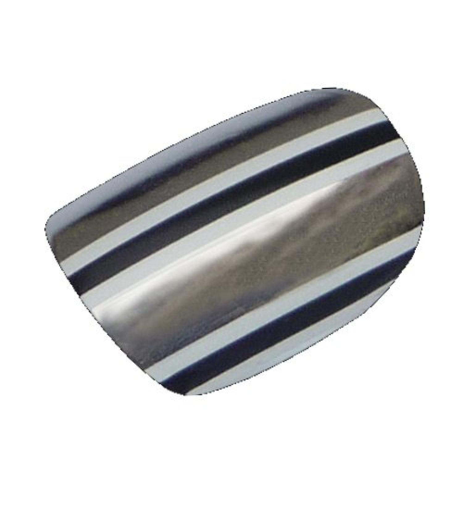 Chix Nails Nail Wraps Silver Black White Stripes Fingers Toes Vinyl Foils