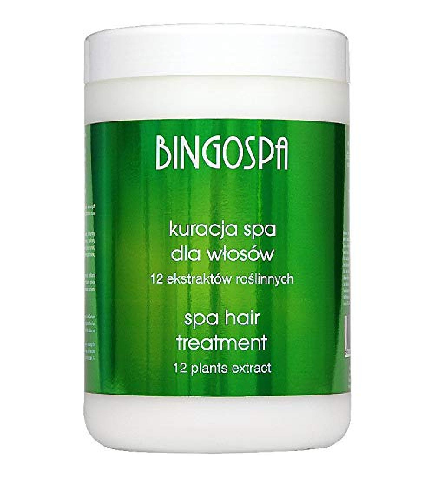 BINGOSPA hair treatment with plant extracts against hair loss and dandruff - 1000 ml