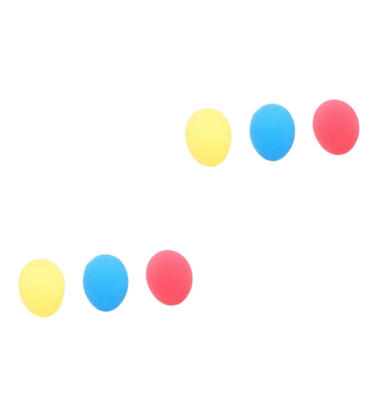 Clispeed 6 PCS Hand Strength Training Balls - Silicone Compression & Massage Balls for Hand & Finger Fitness - Buy Online on GoSupps.com