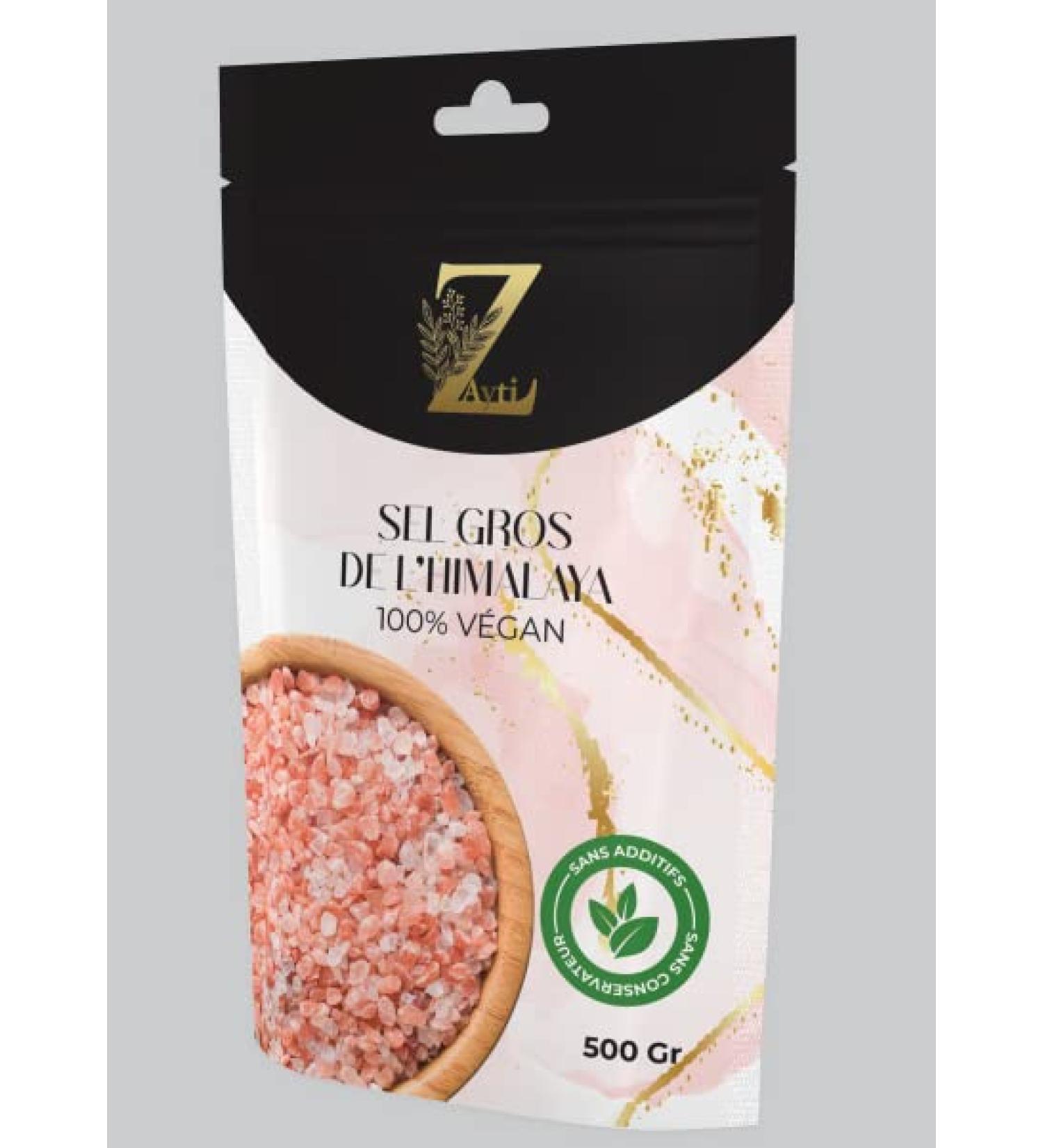 zayti Pink Himalayan salt large crystals perfect for grinder premium quality 500 g including spoon - Buy Online on GoSupps.com