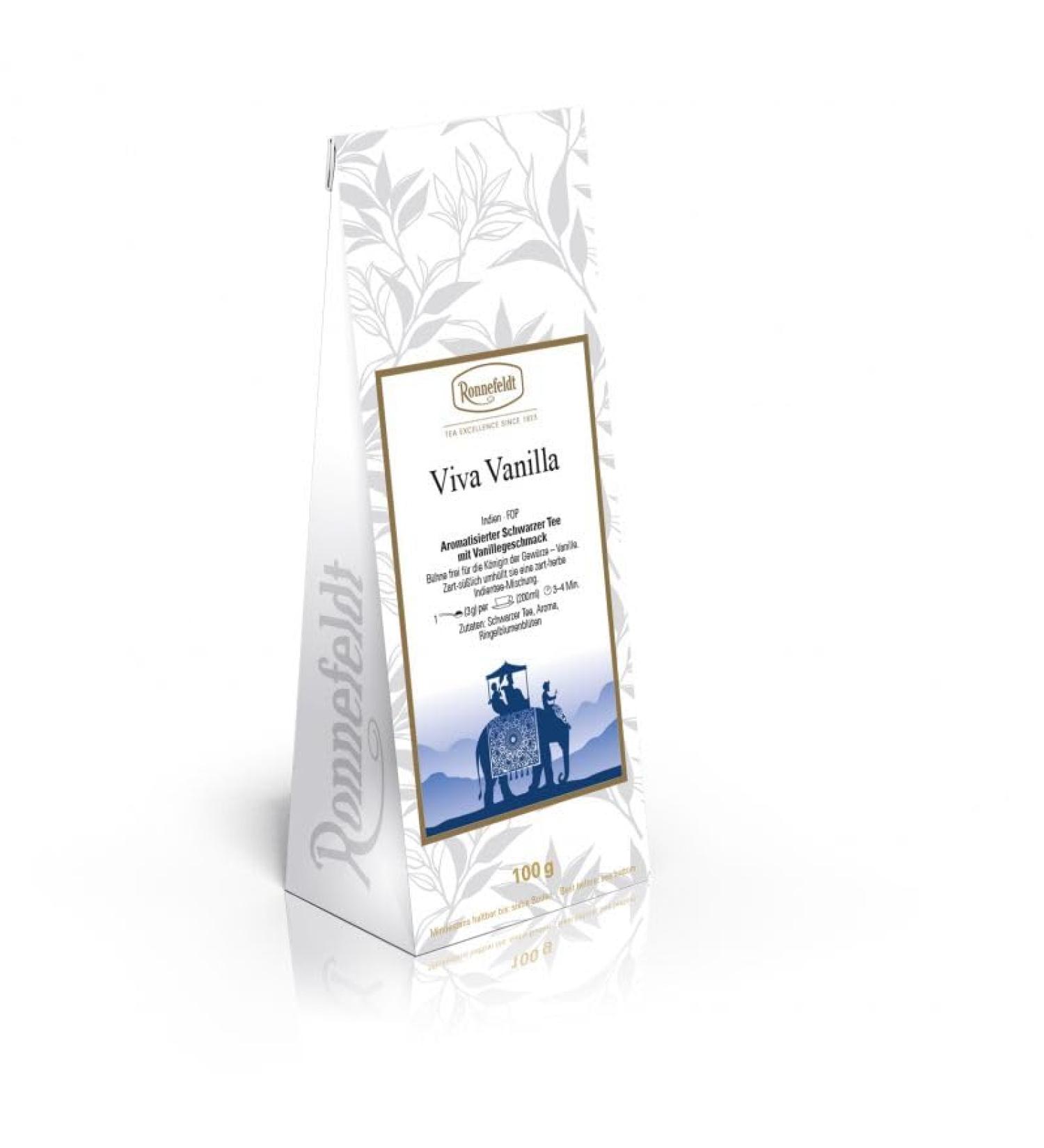  Ronnefeldt Ronnefeldt - Viva Vanilla (formerly Bourbon Vanilla) - Flavored black tea - 100 g - Buy Online on GoSupps.com