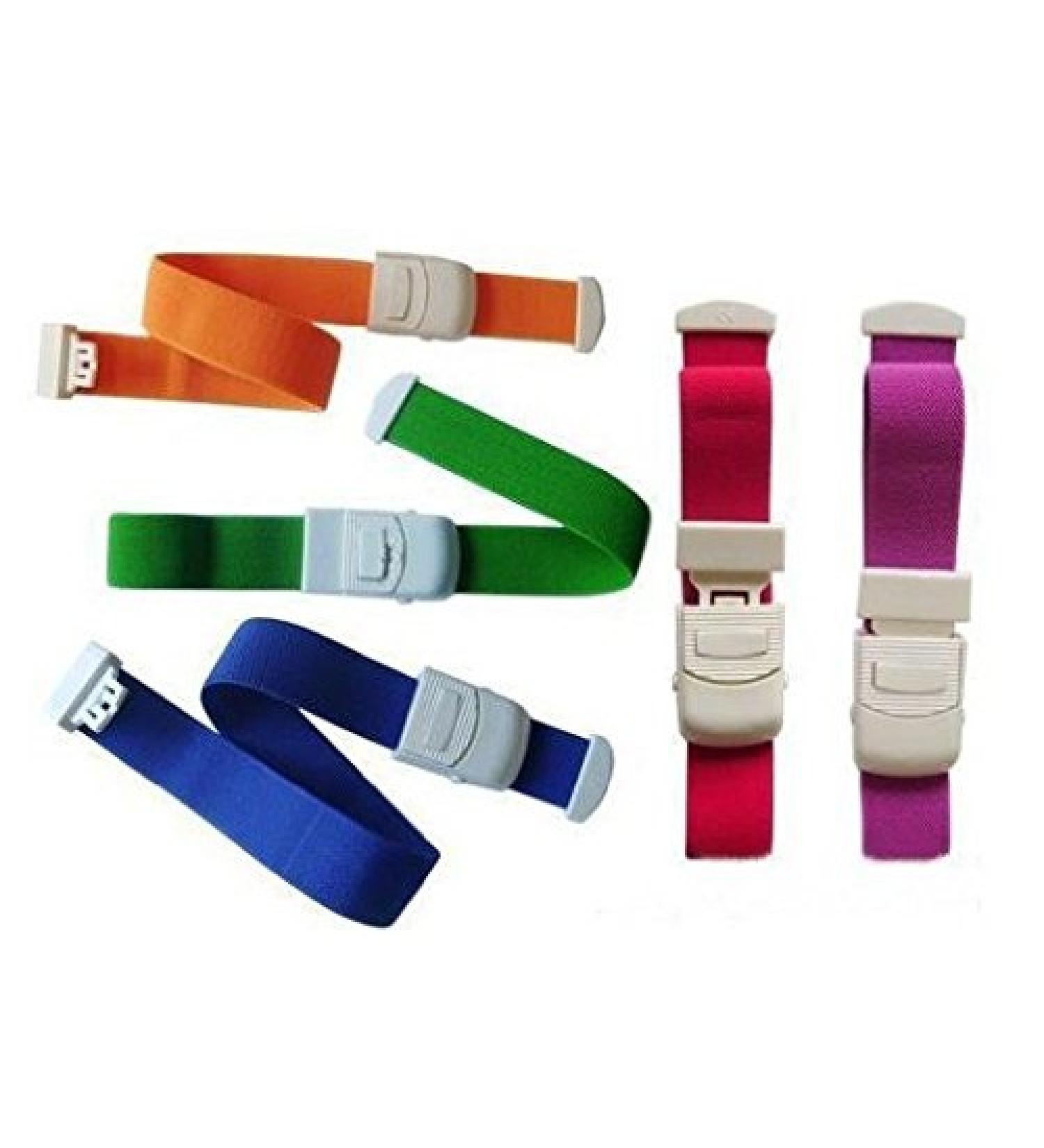 VIEEL Elastic Hemostatic Tourniquet Bands with Buckle for Medical, Sports, Camping, and Survival - Set of 5 - Buy Online on GoSupps.com
