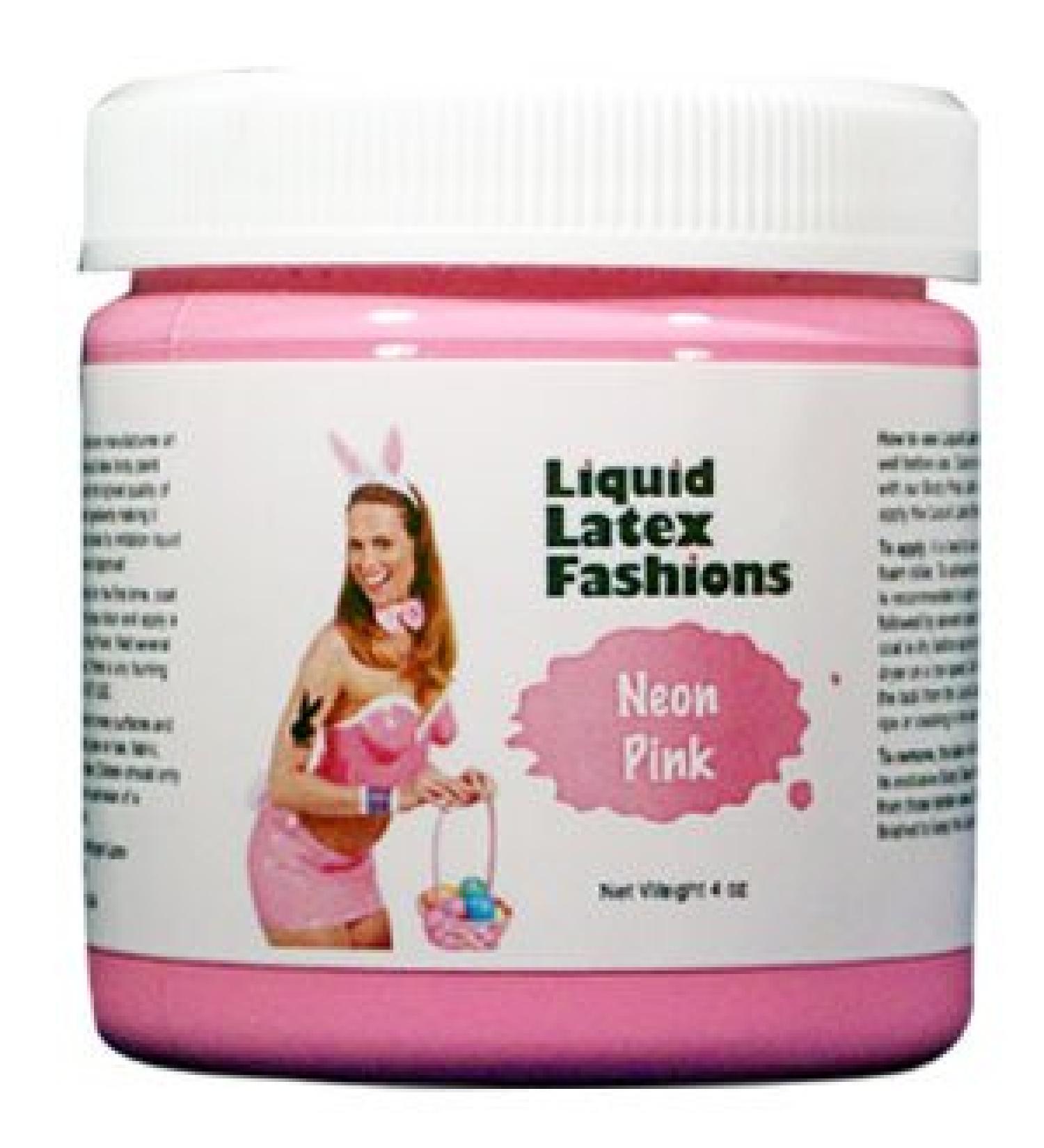 Neon Pink 8 Oz - Liquid Latex Body Paint Ammonia Free No Odor Easy On and Off Cosplay Makeup Creates Professional Monster Zombie Arts