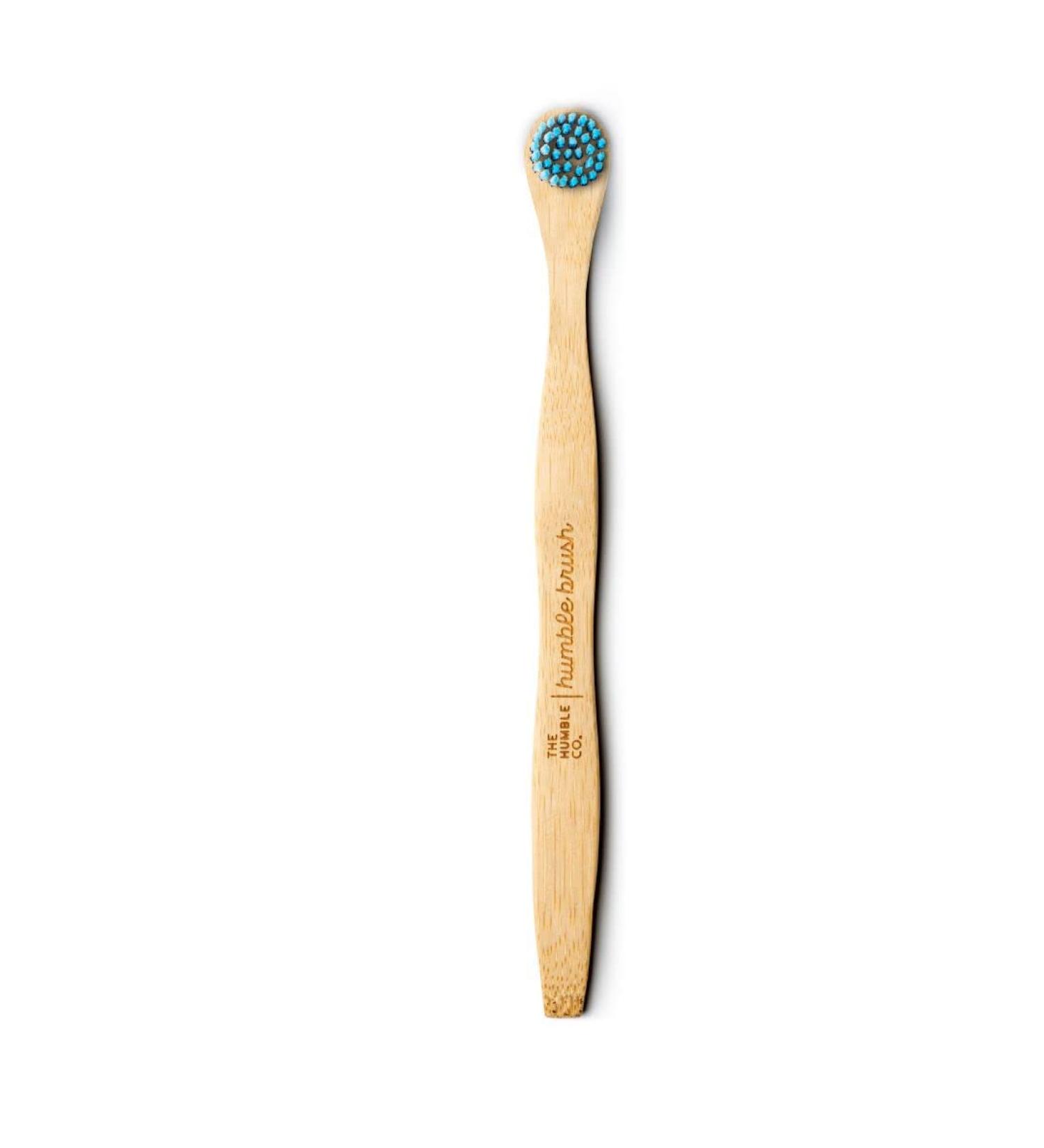 The Humble Co Ultra Soft Tongue Cleaner - Blue 1 Pack | Best Tongue Scraper for Fresh Breath - International Shipping Available - Buy Online on GoSupps.com