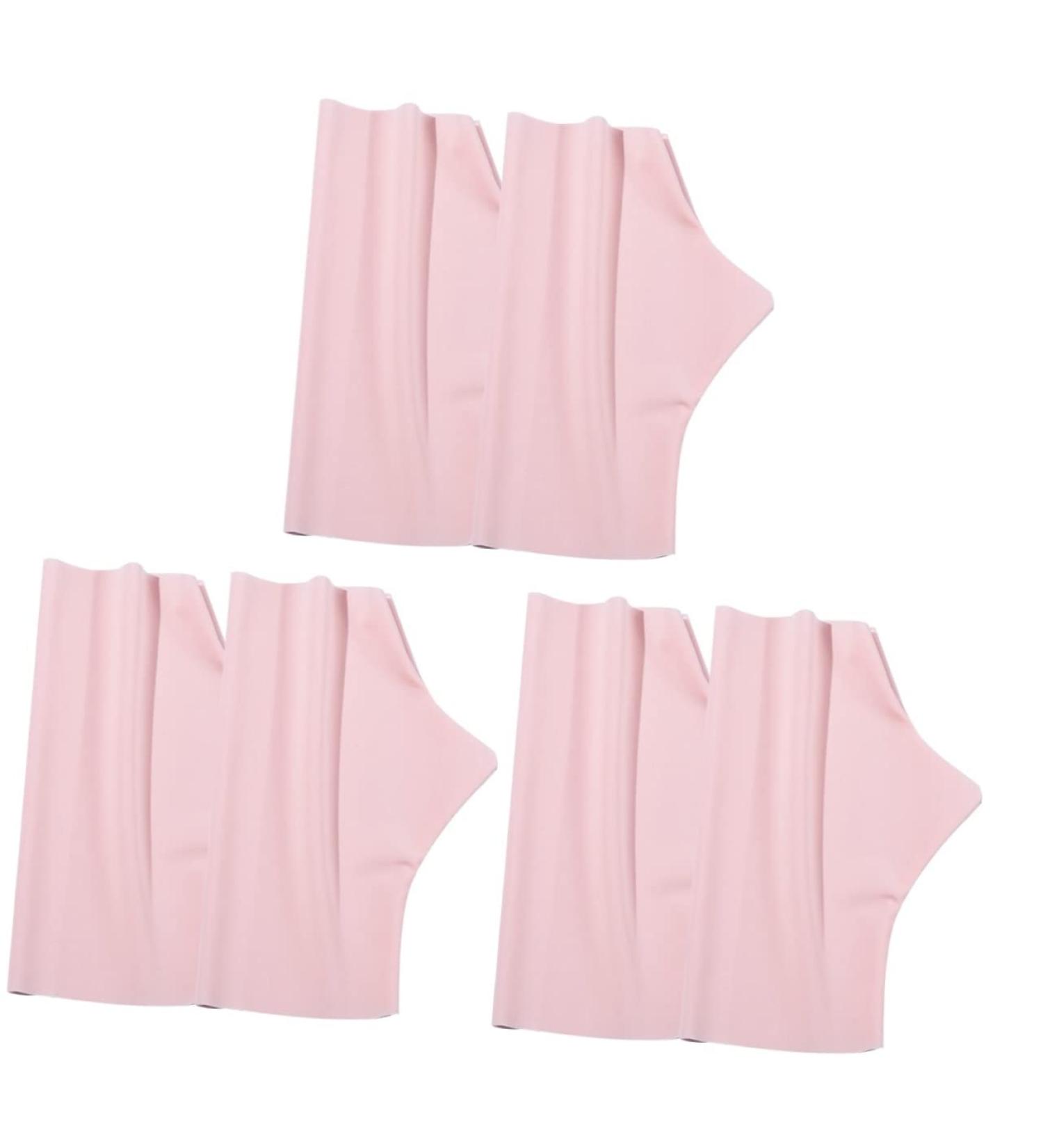 minkissy 3 Pairs Ice Silk Nail Gloves nail salon gloves anti-uv fingerless gloves anti gloves nail molding gel UV nail gloves UV gloves for gel manicures breathable Miss Nail supplies Nylon - Buy Online on GoSupps.com