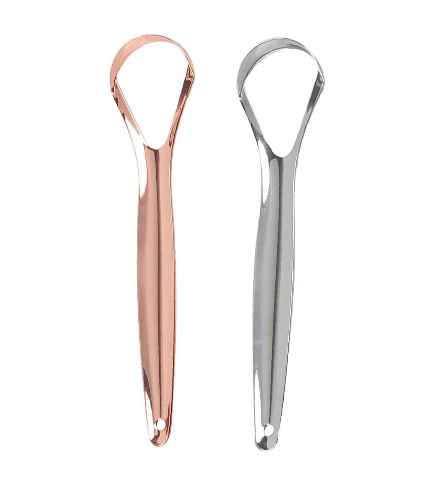 Creative Fashion Stainless Steel Tongue Scraper | Easy Oral Care & Fresh Breath Tongue Cleaner - International Shipping Available - Buy Online on GoSupps.com
