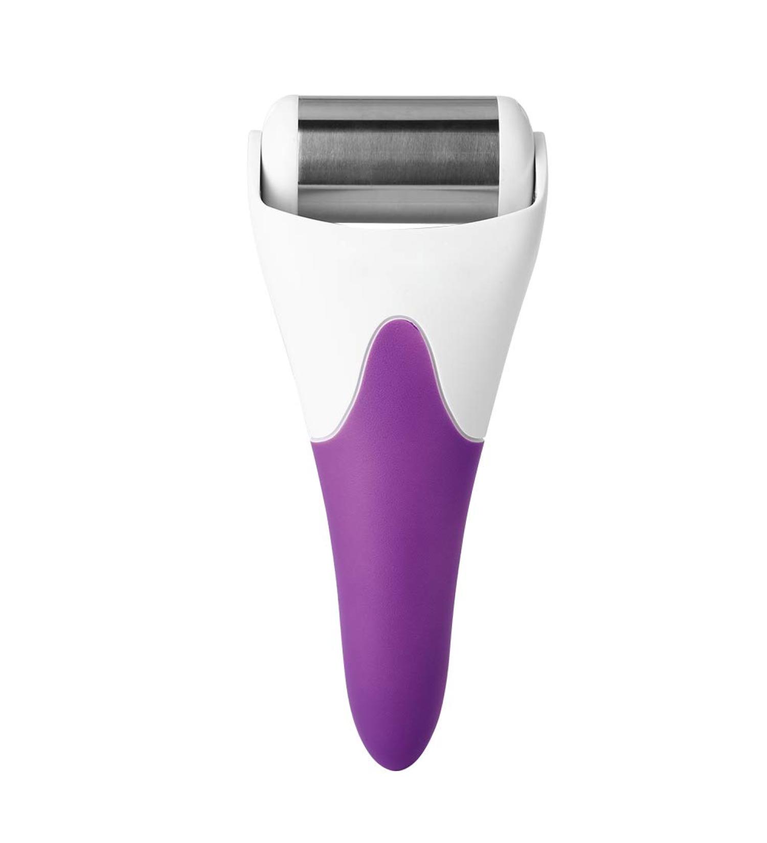 Facial Massager - Portable Stainless Steel Ice Roller for Face & Eye Puffiness Relief (Purple) | Shop Internationally - Buy Online on GoSupps.com