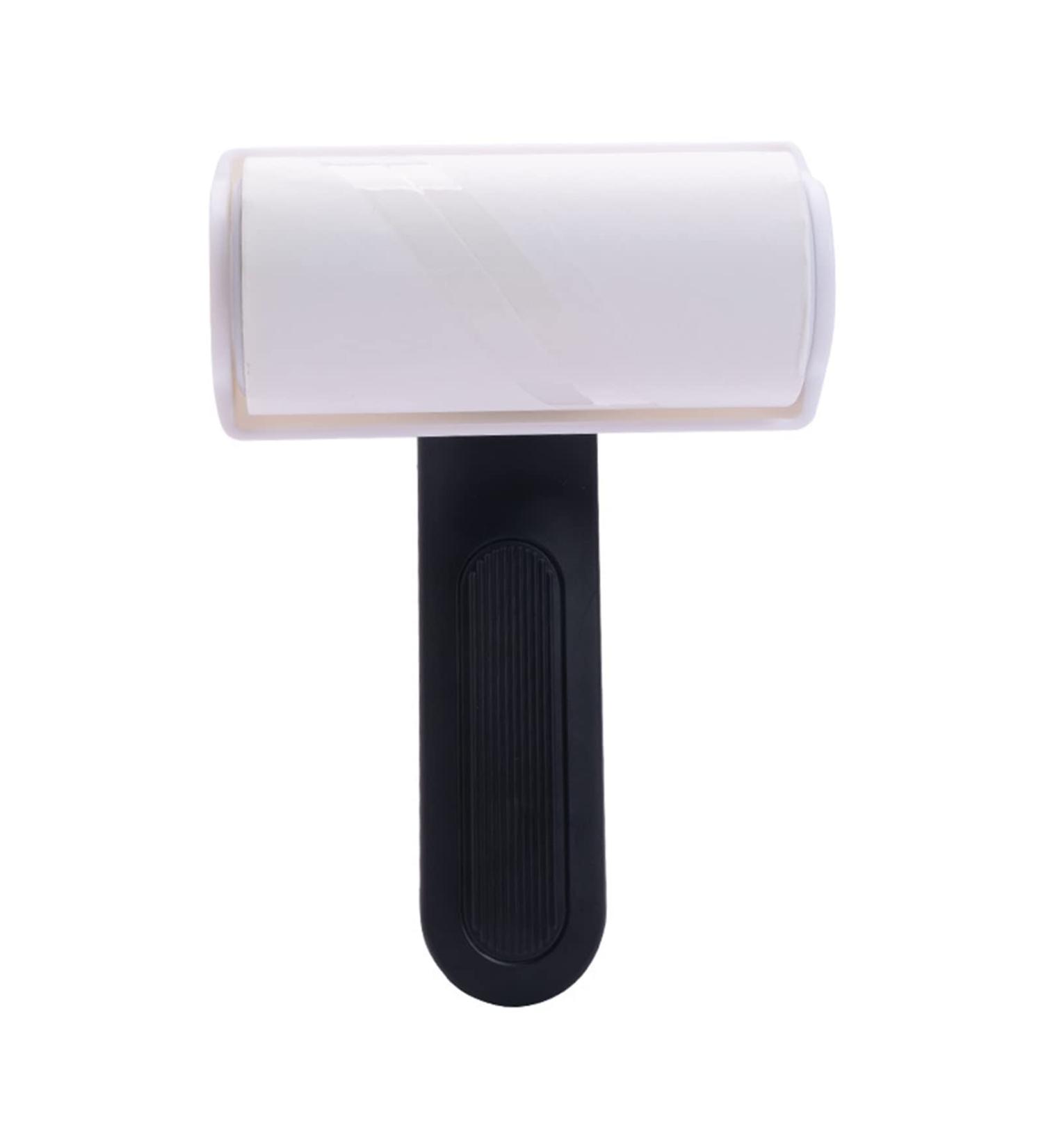Unizhouxi Lint Remover Lightweight Cat Dog Hair Sticky Roller Multifunctional Manual Black