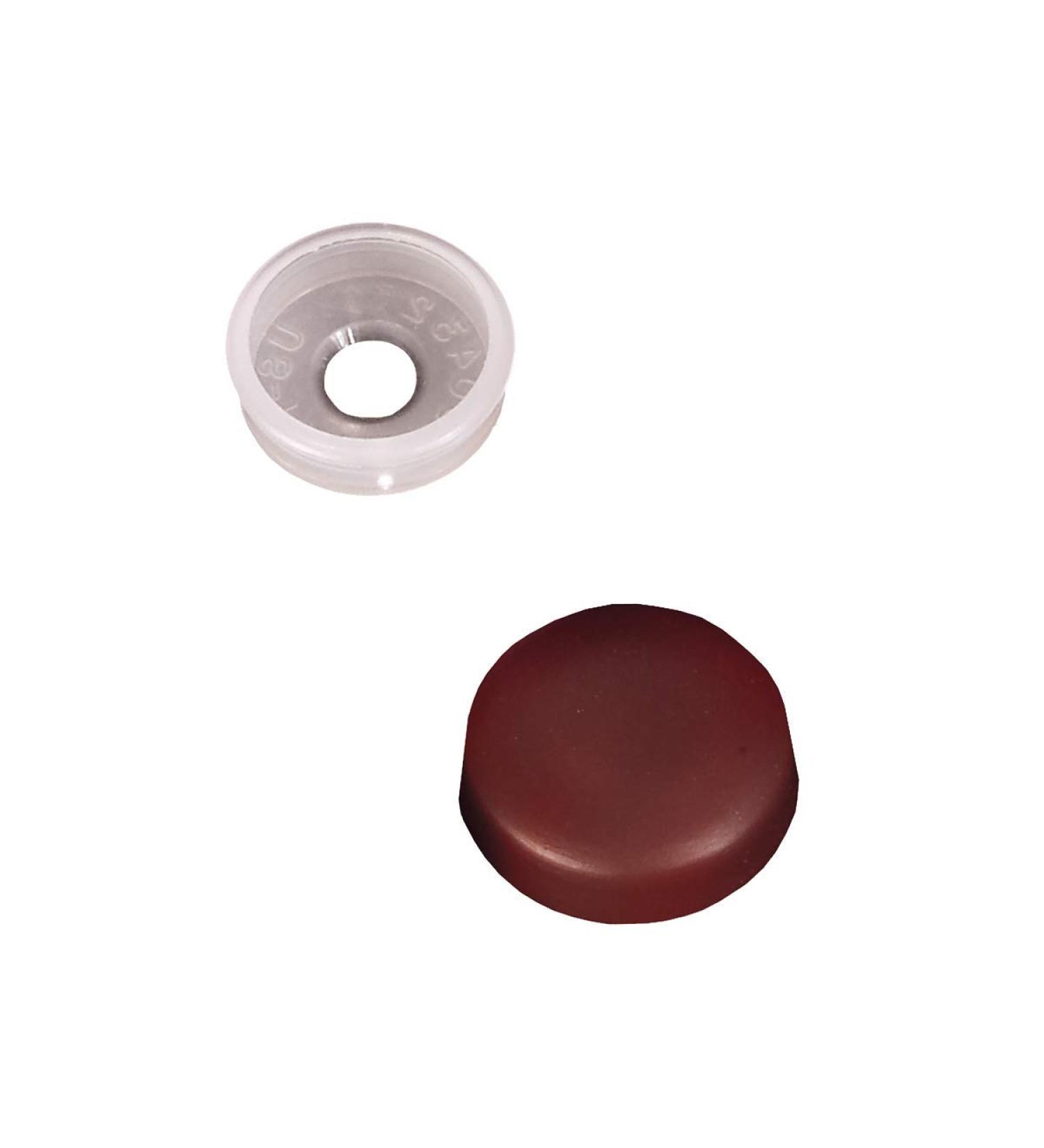 RV Designer H605, Screw Covers, Brown, 14 Per Pack, Interior Hardware