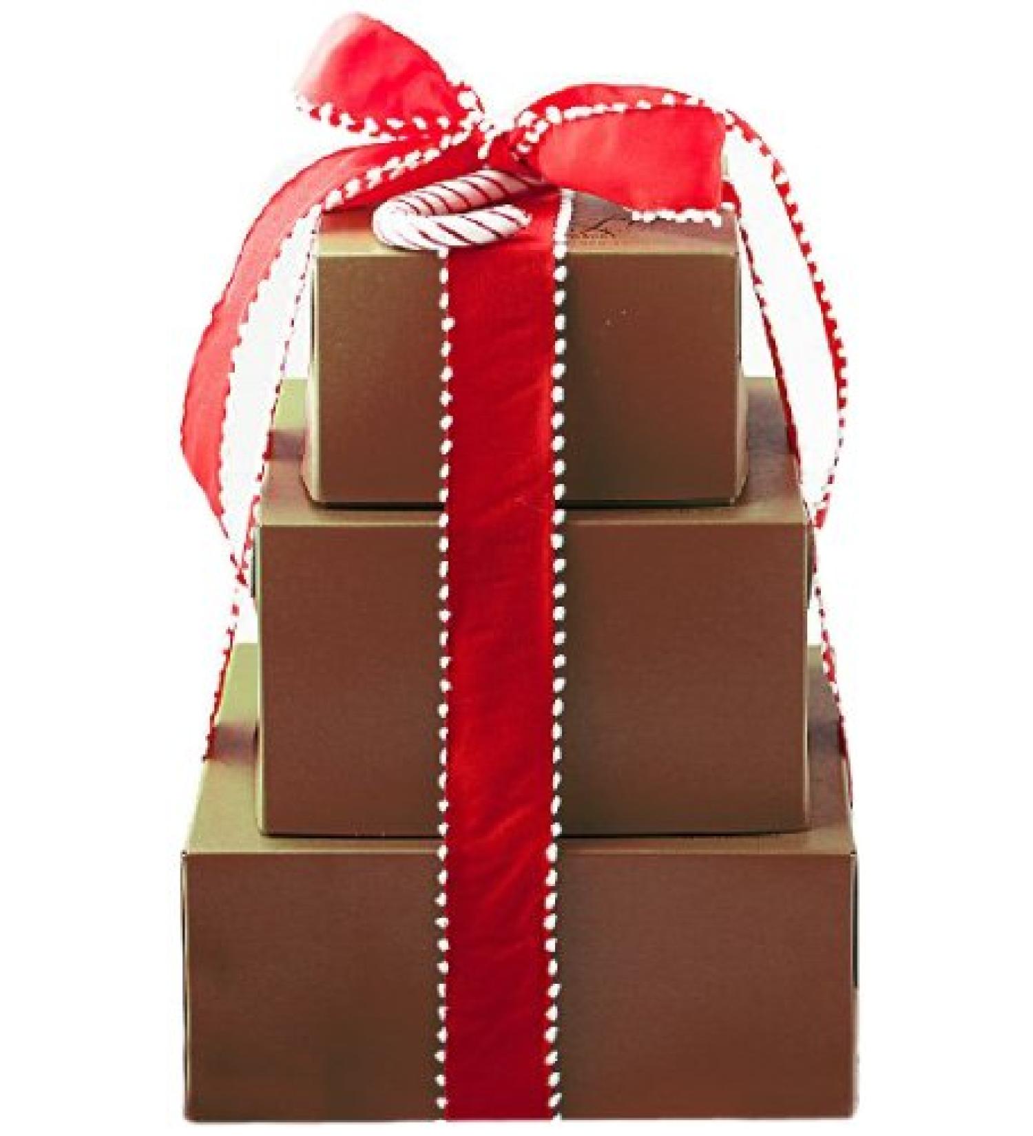 GlutenFreePalace.com Large-Sweet and Merry Holiday Gift-Tower Gourmet Cookie Gift Boxes 2-Pound - Buy Online on GoSupps.com