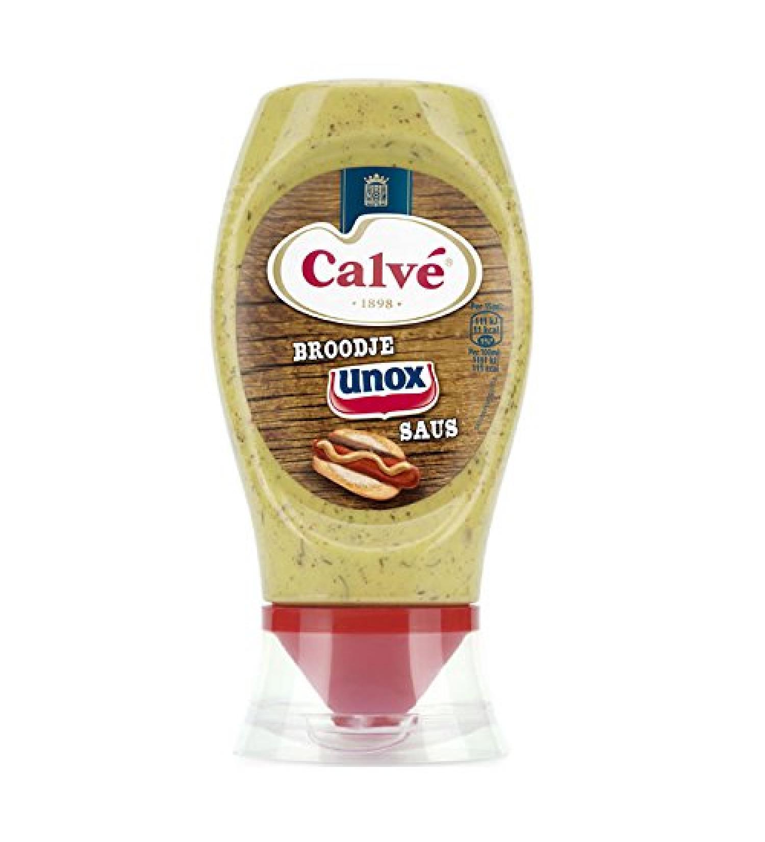 Calv Calve Sauce for Unox rolls - mustard and sauce - 250 ml