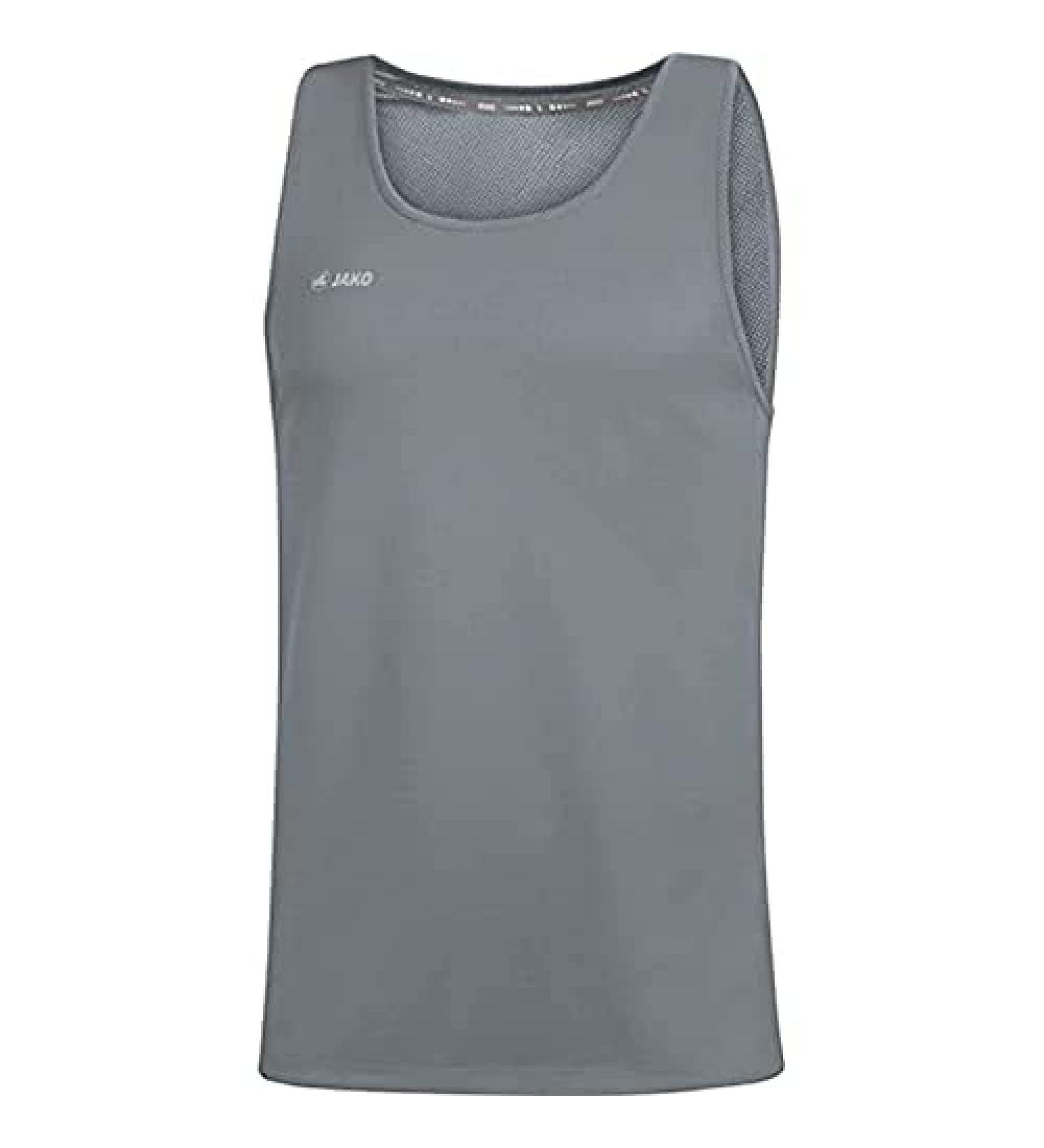 JAKO Men's Tank Top Run 2.0 - Blue XXL 6075 M Stone Grey | International Shipping Available - Buy Online on GoSupps.com