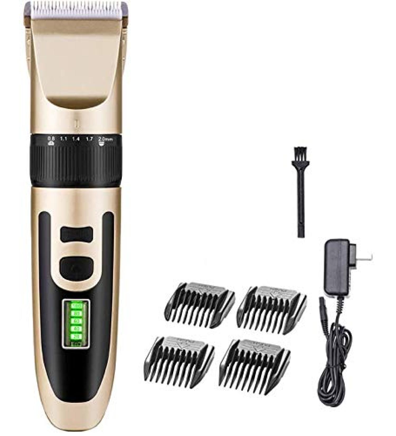 Buy Easy Hair Clipper - Rechargeable Electric Trimmer for Kids & Adults | Professional Cordless Haircutting at Home - Gold - Buy Online on GoSupps.com