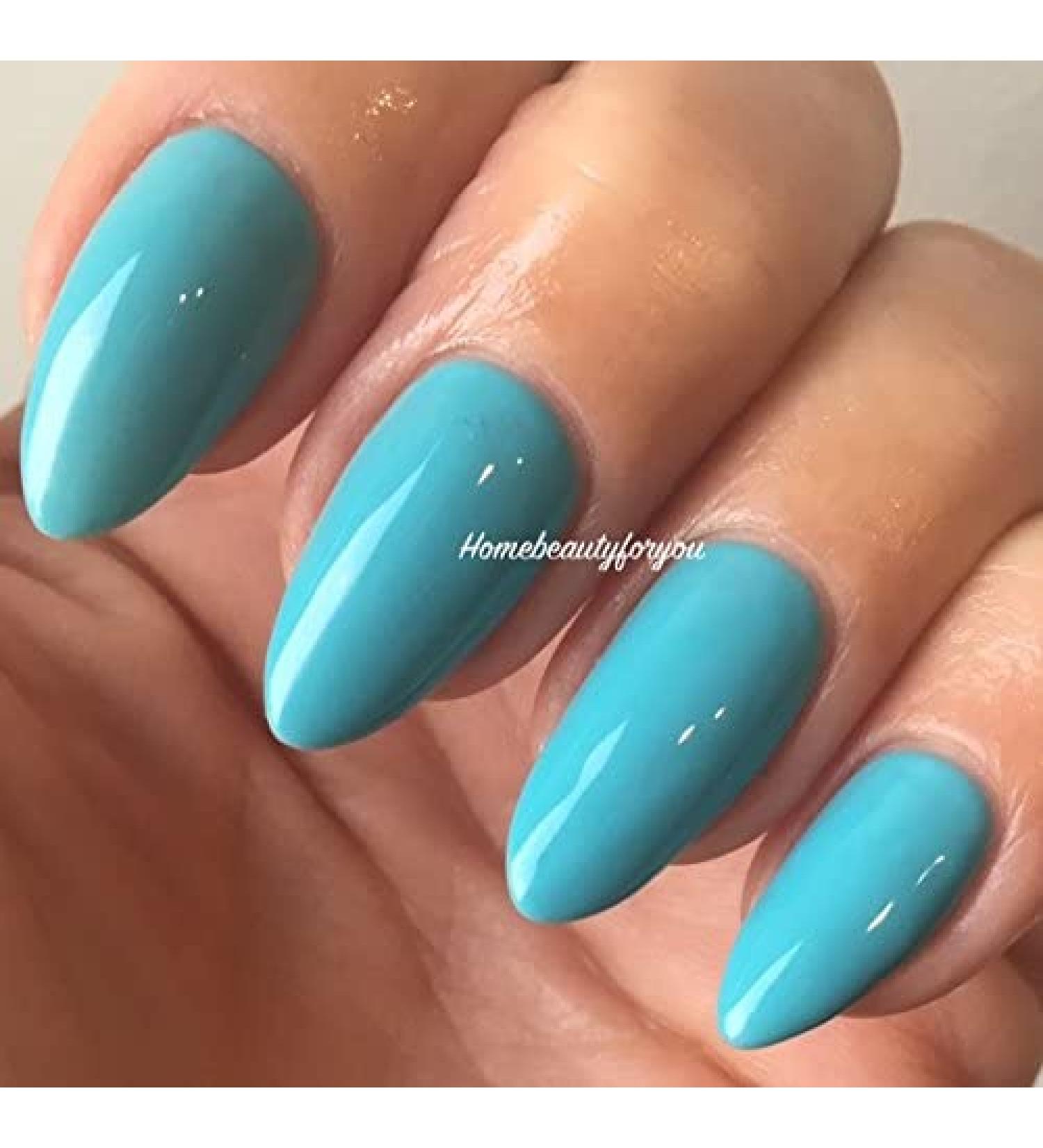 Bluesky Aqua Intance Blue Aqua Green 80621 Nail Gel Polish UV LED Soak Off 10ml - Buy Online on GoSupps.com