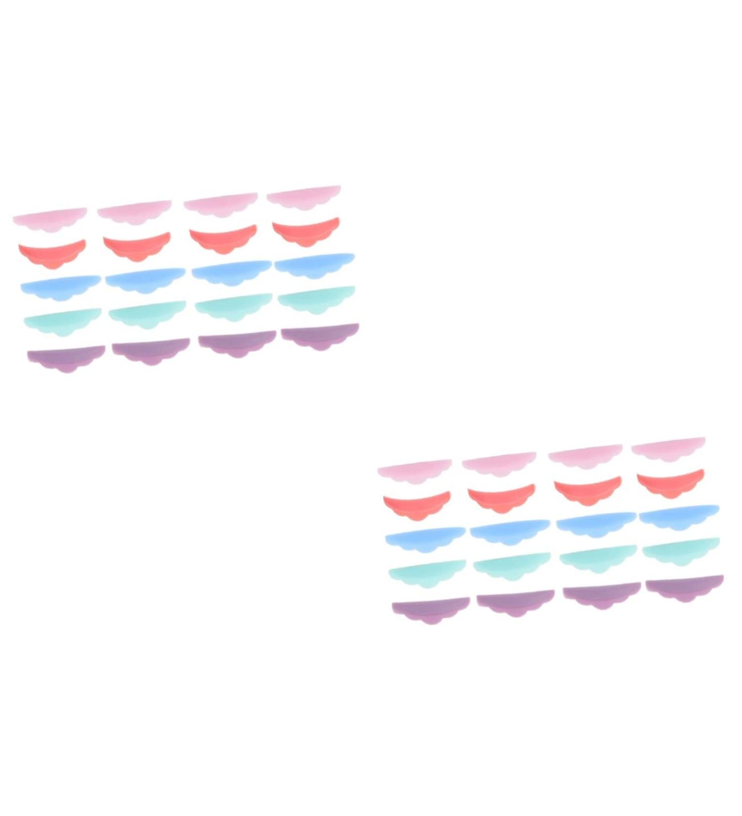 Balacoo 20 Pairs Grafting Eyelash Spacer & Lash Lift Pads - Silicone Eye Shield Tools for Makeup Beauty - Buy Online on GoSupps.com