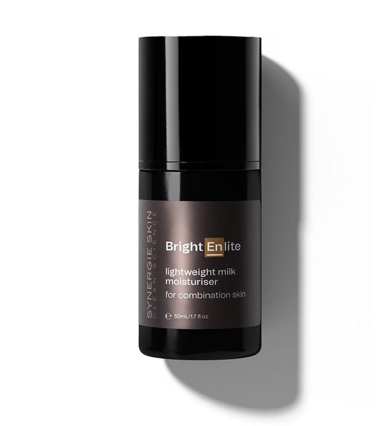 Synergie Skin BrightEnlite Moisturizer for Oily Skin Refines Enlarged Pores Green Tea Milk Moisturizer Australian Made