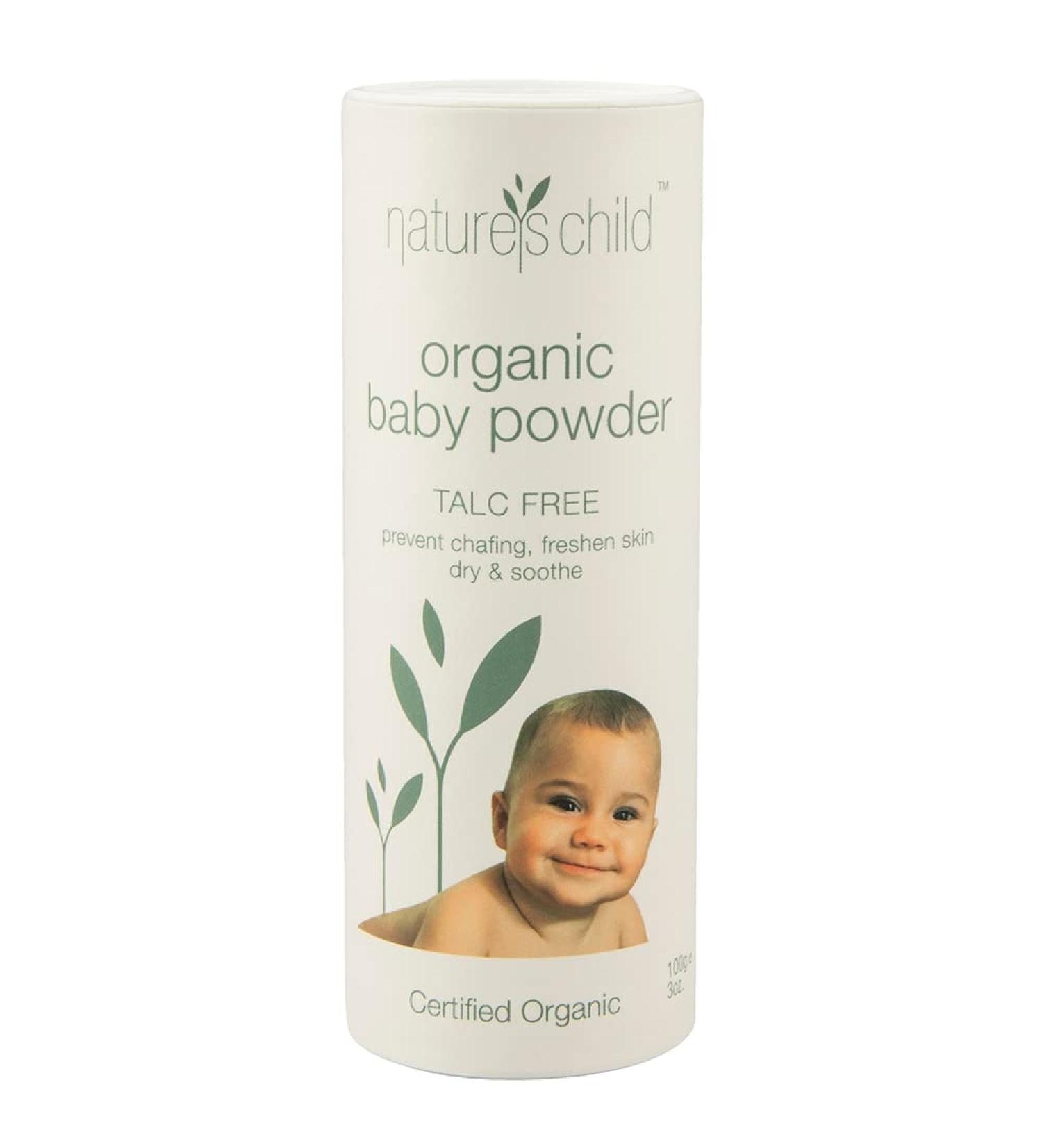 Organic ACO Certified Baby Powder - Australian Made - Vegan & Cruelty-Free - Gluten-Free - 100g - Buy Online on GoSupps.com
