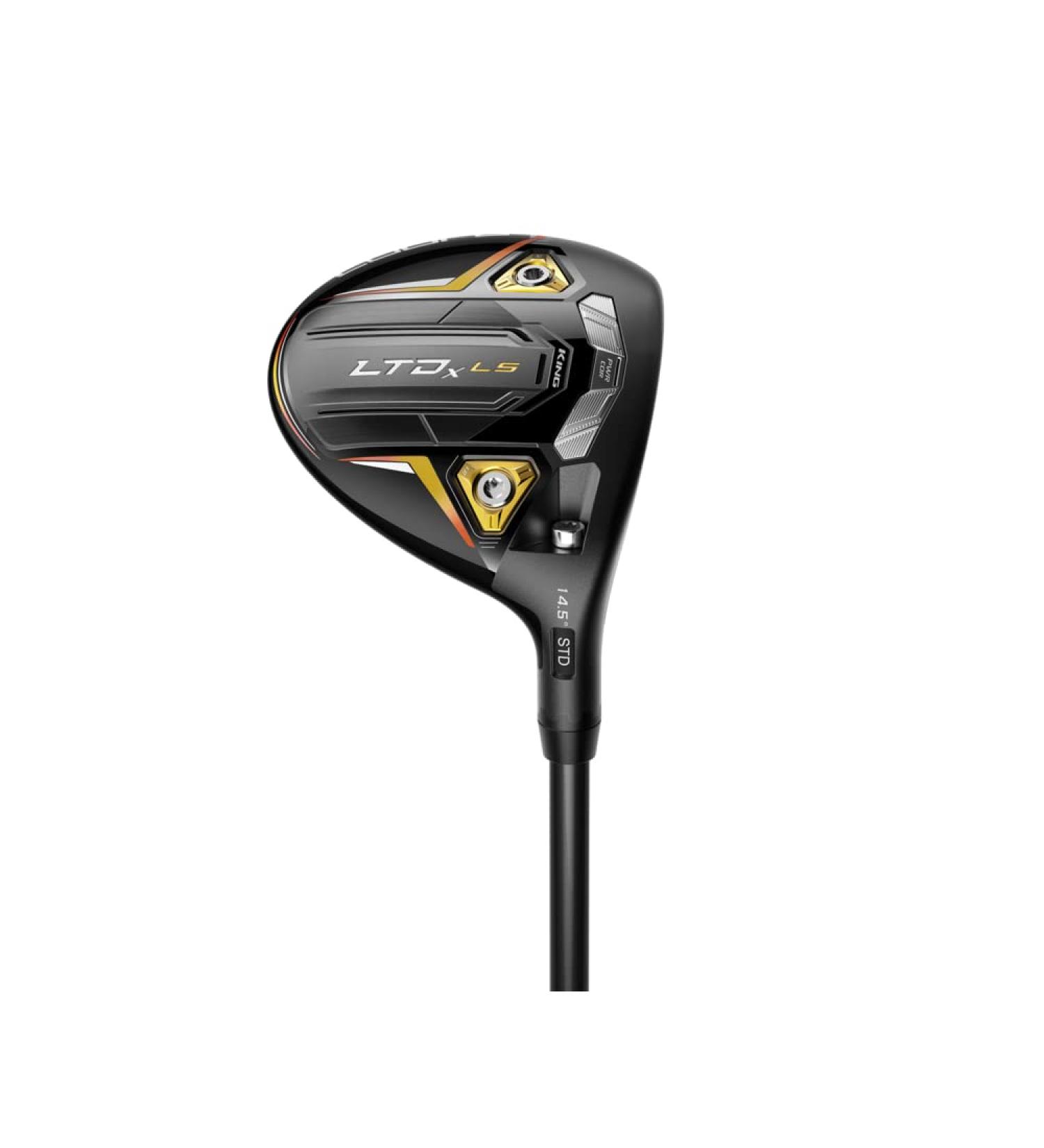 Cobra Golf 2022 LTDX LS Men's Fairway Matte Black-Gold Fusion MCA Tensei AV Raw White 75 Stiff 3 Wood - 14.5 - Buy Online on GoSupps.com