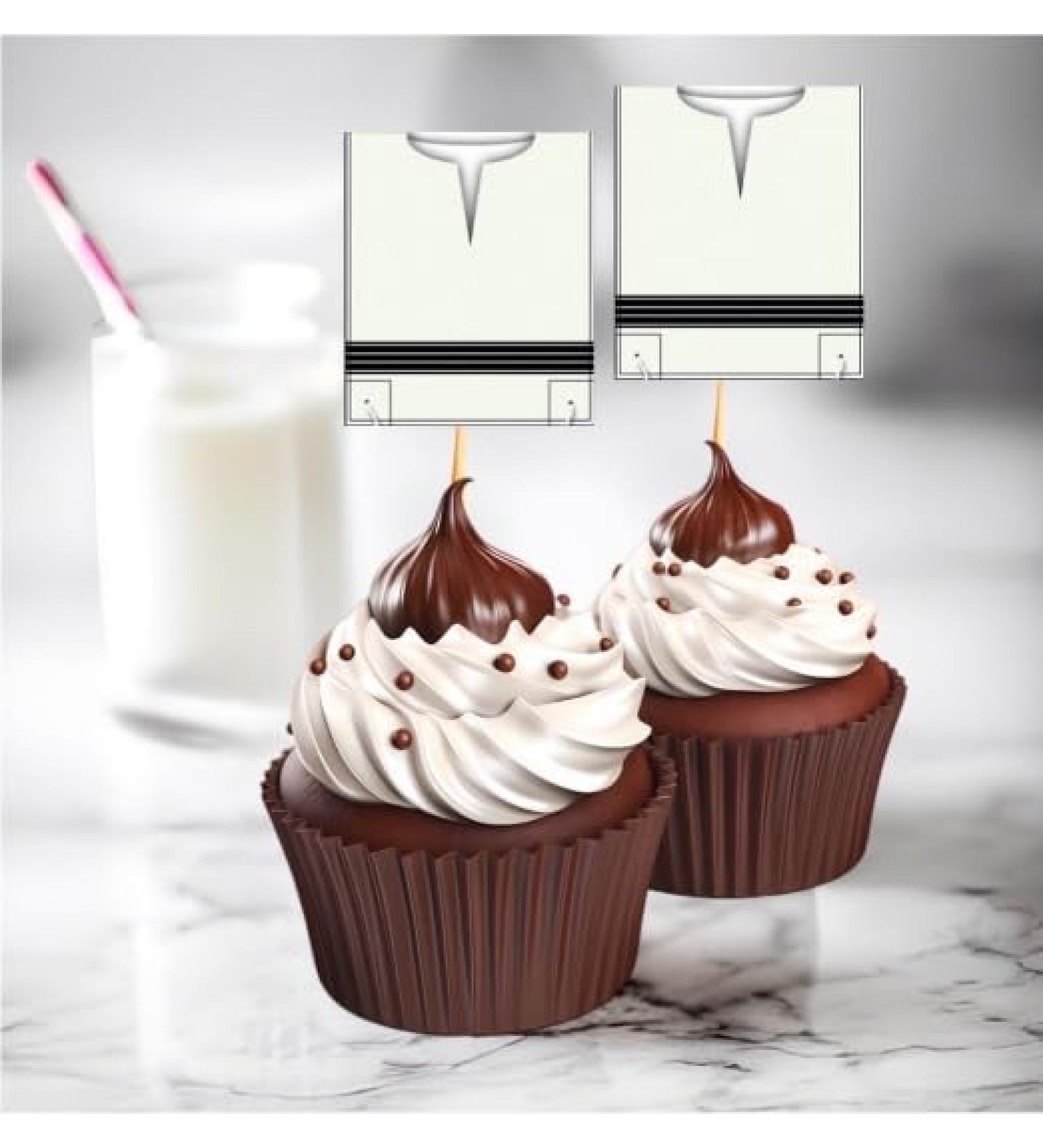 Upsherin Boy Tzitzit Cupcake Decorations | Cupcake Toppers l Toothpick | Pack Of 20 |
