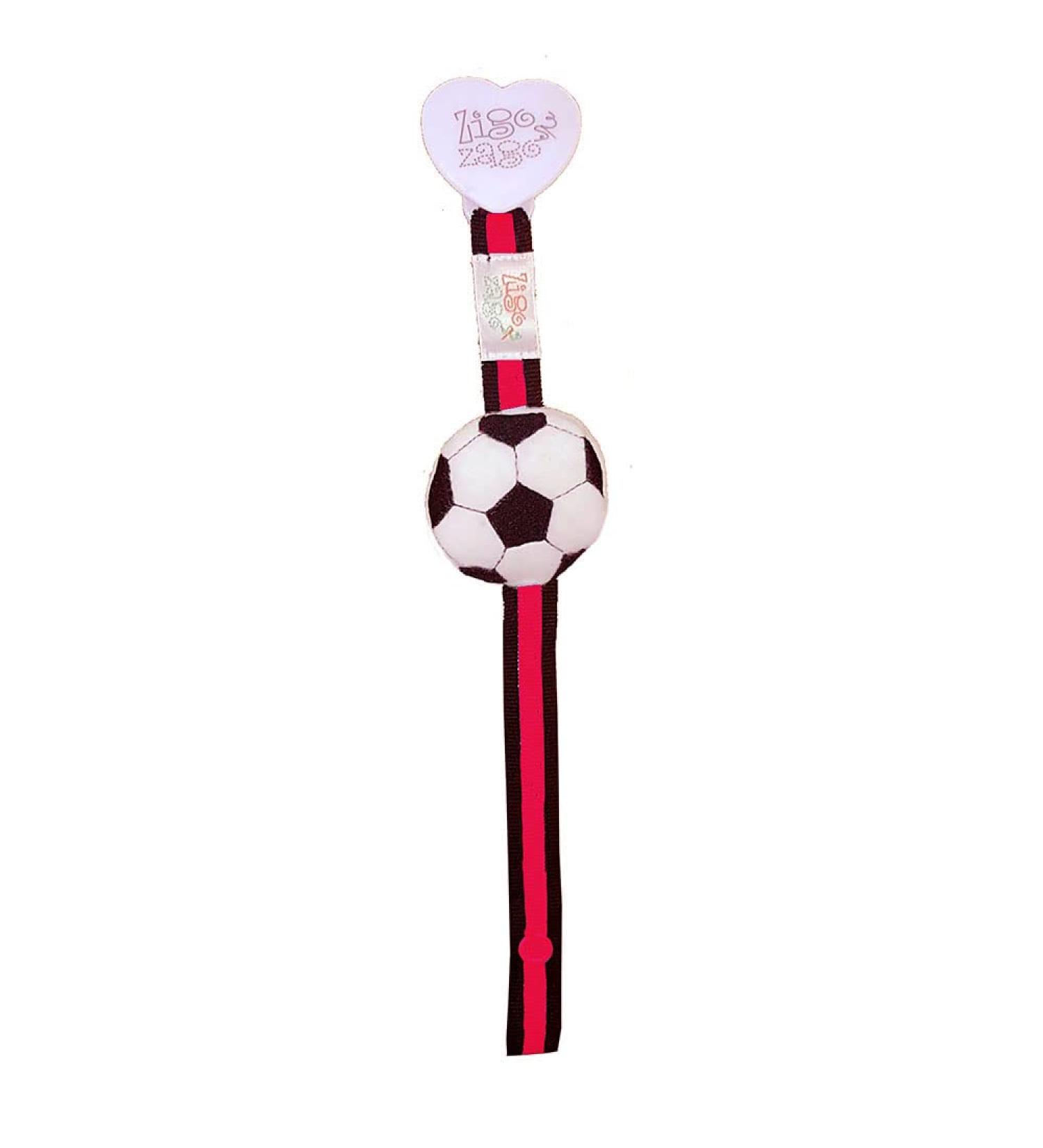 Zigozago Handmade Football Pacifier Chain - 3D Balloon Red - International Shipping Available - Buy Online on GoSupps.com