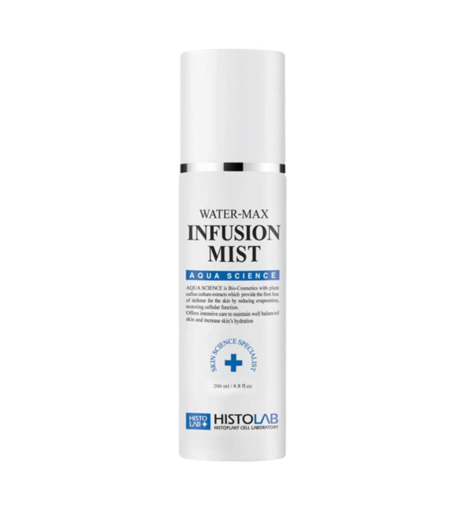 HISTOLAB Water-Max Infusion Mist (200ml/6.8fl.oz) | for Dry & Dehydrated Skin | Hydrating & Soothing Facial Spray Treatment - Buy Online on GoSupps.com