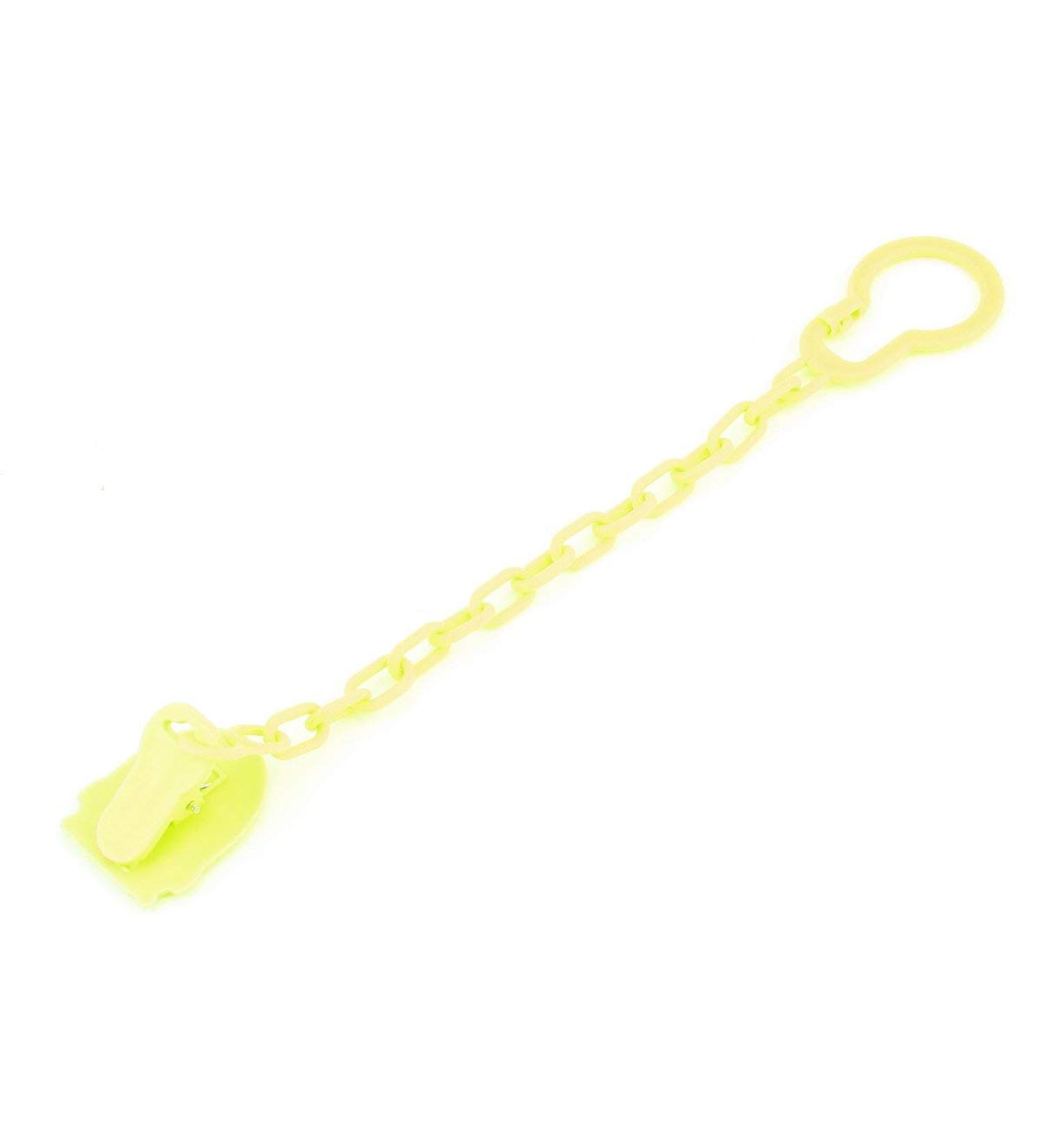Greattangle Baby Nipple Pacifier Chain Clips - Bite Ring & Feeding Accessories - Yellow Bear Design for Fruit & Vegetable Care - Buy Online on GoSupps.com