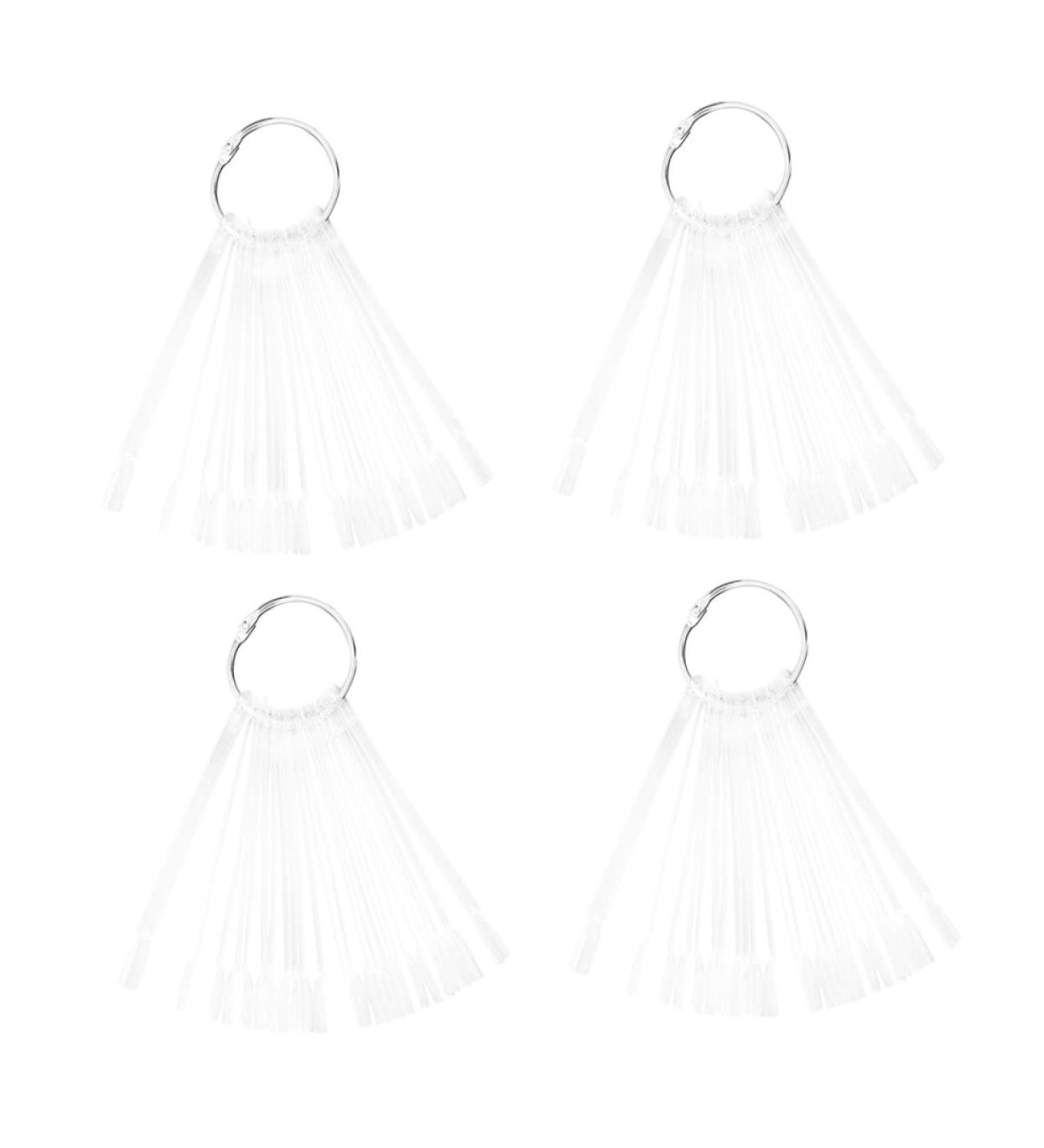  Didiseaon Didiseaon 150 Pcs Fan-Shaped Nail Polish Color Board Practice Nail Plate Nail Color Card Sample - Buy Online on GoSupps.com