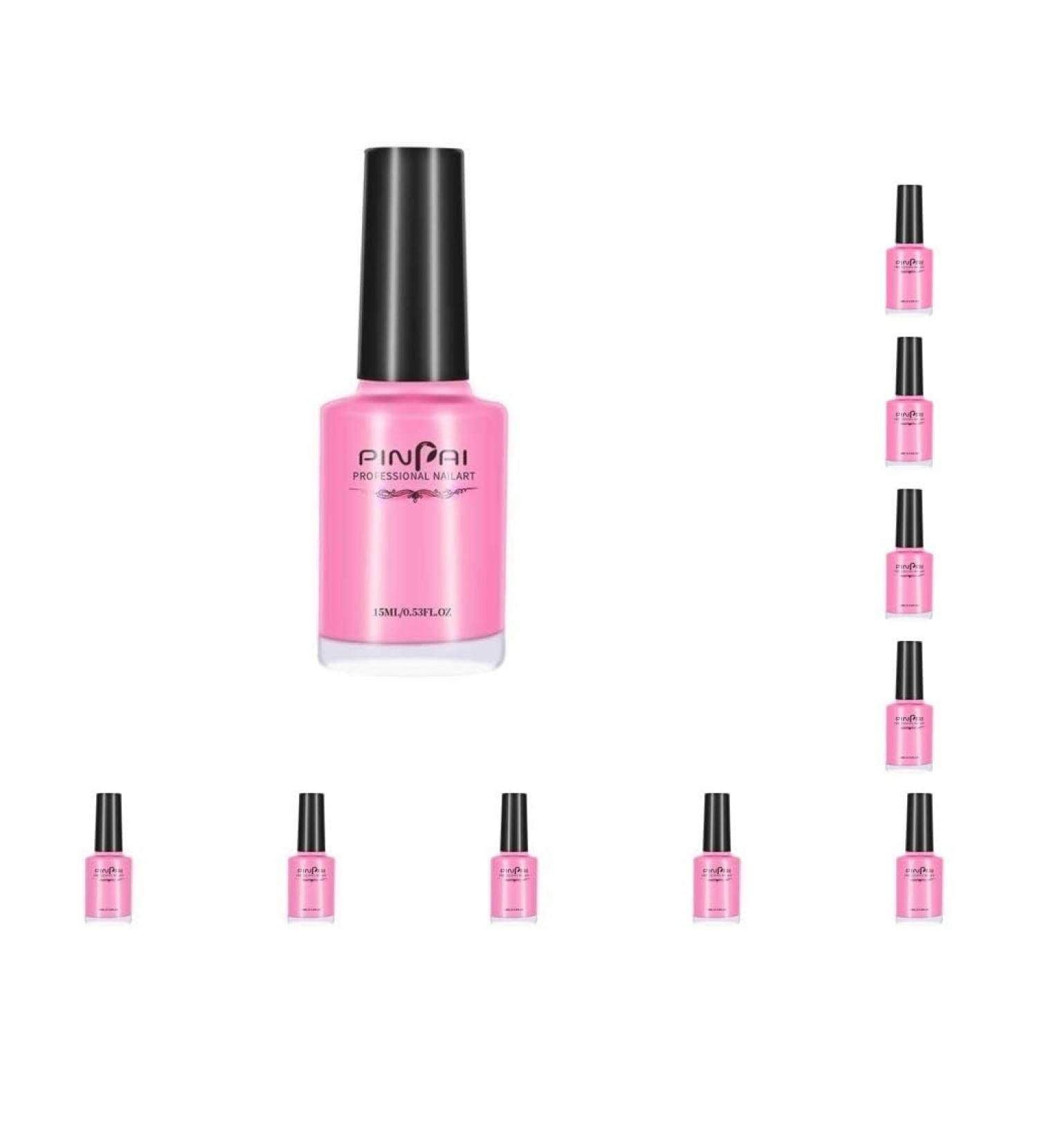10 set of Peel Off Protective Nail Polish Manicure Liquid Tape Spill-proof Gel Tearable Nail Care Tool 15ml Pink 10 set of (pink 15m) - Buy Online on GoSupps.com