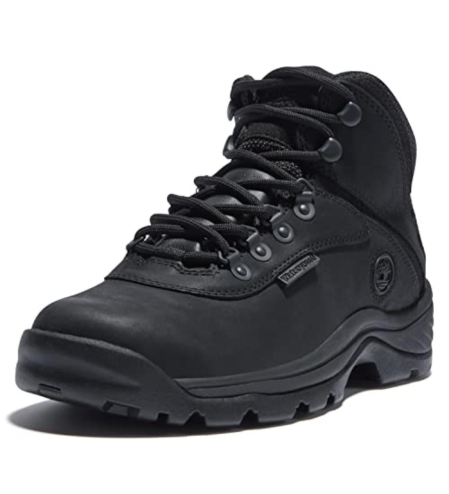 Timberland Women's White Ledge Mid Hiking Boot 7.5 Black Full Grain - Buy Online on GoSupps.com